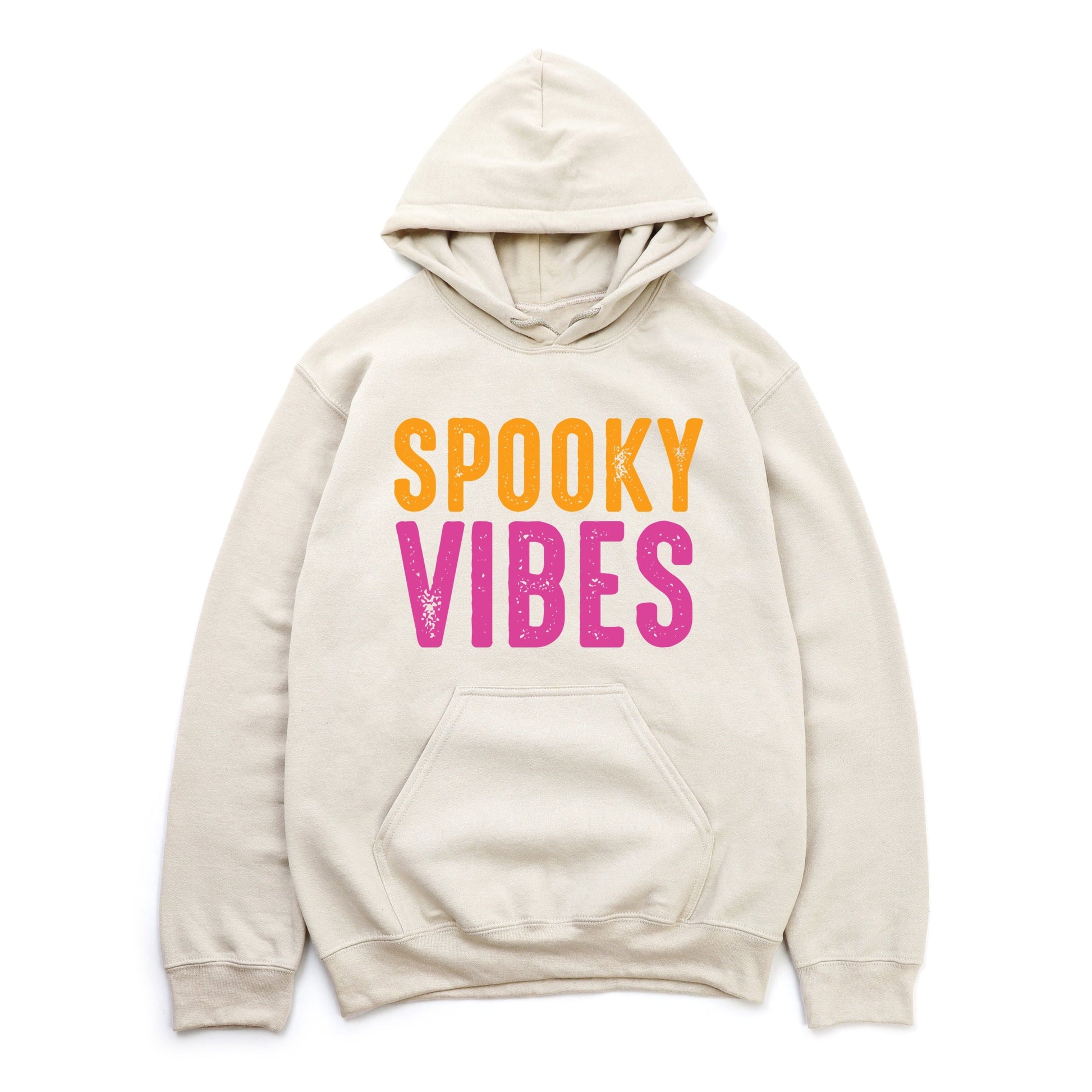 Spooky Vibes Bright Distressed - Women's Graphic Hoodie