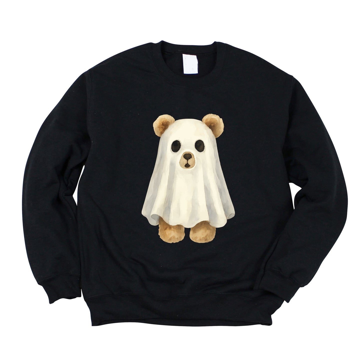 Watercolor Ghost Bear -  Womens Sweatshirt