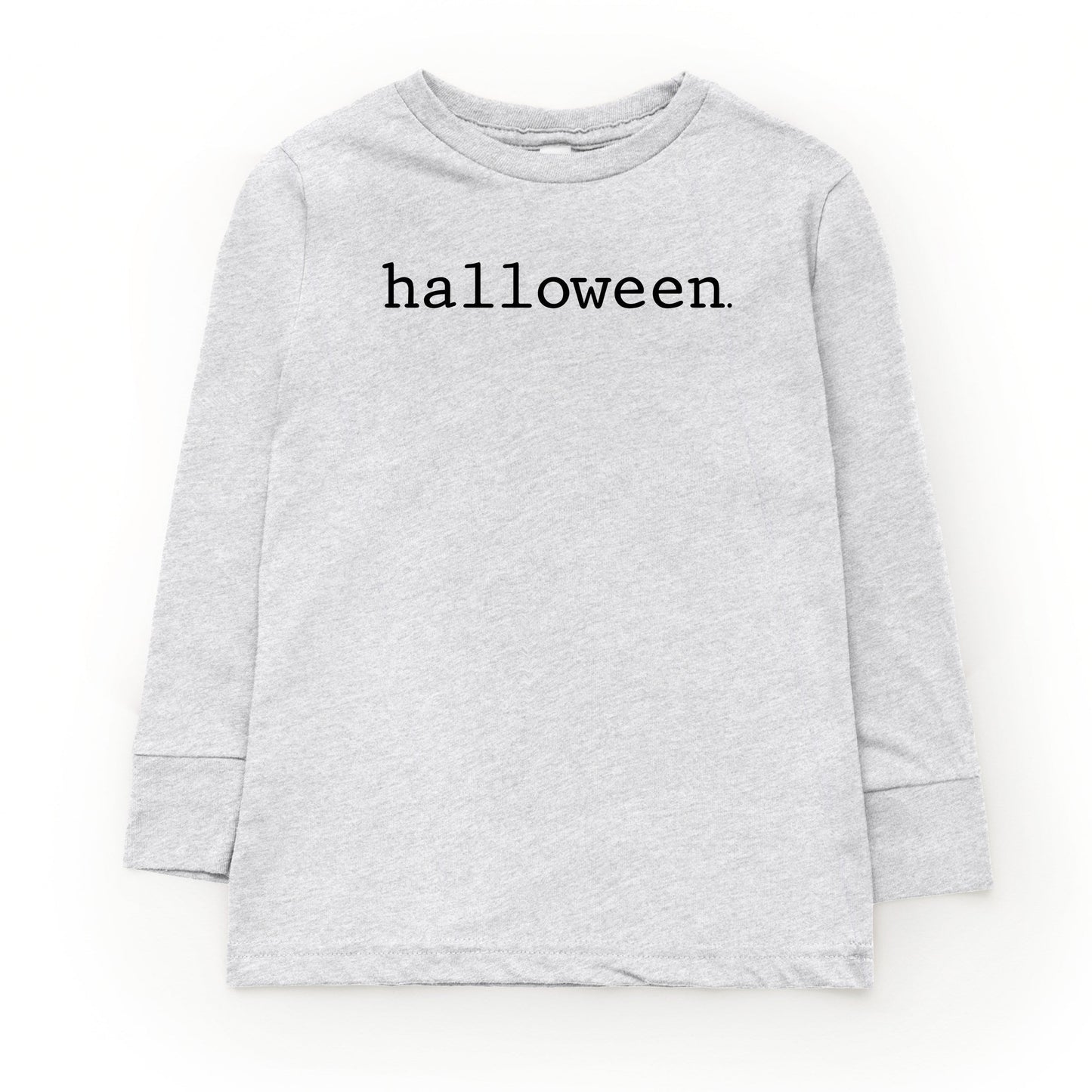 Halloween Typewriter - Toddler Long Sleeve Graphic Tee and Youth Long Sleeve Graphic T-Shirt