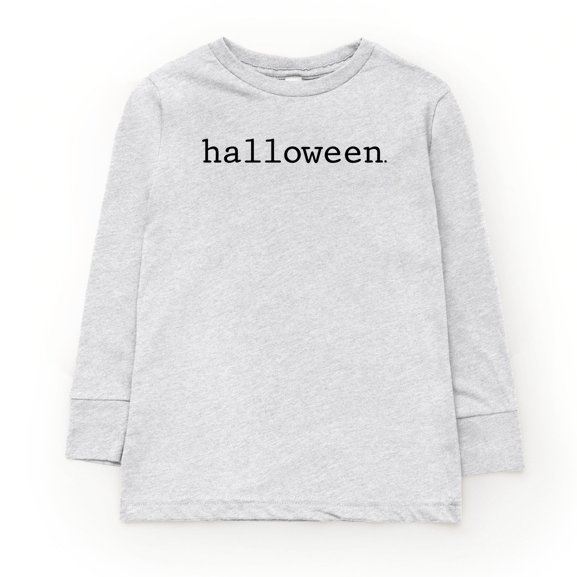 Halloween Typewriter - Toddler Long Sleeve Graphic Tee and Youth Long Sleeve Graphic T-Shirt