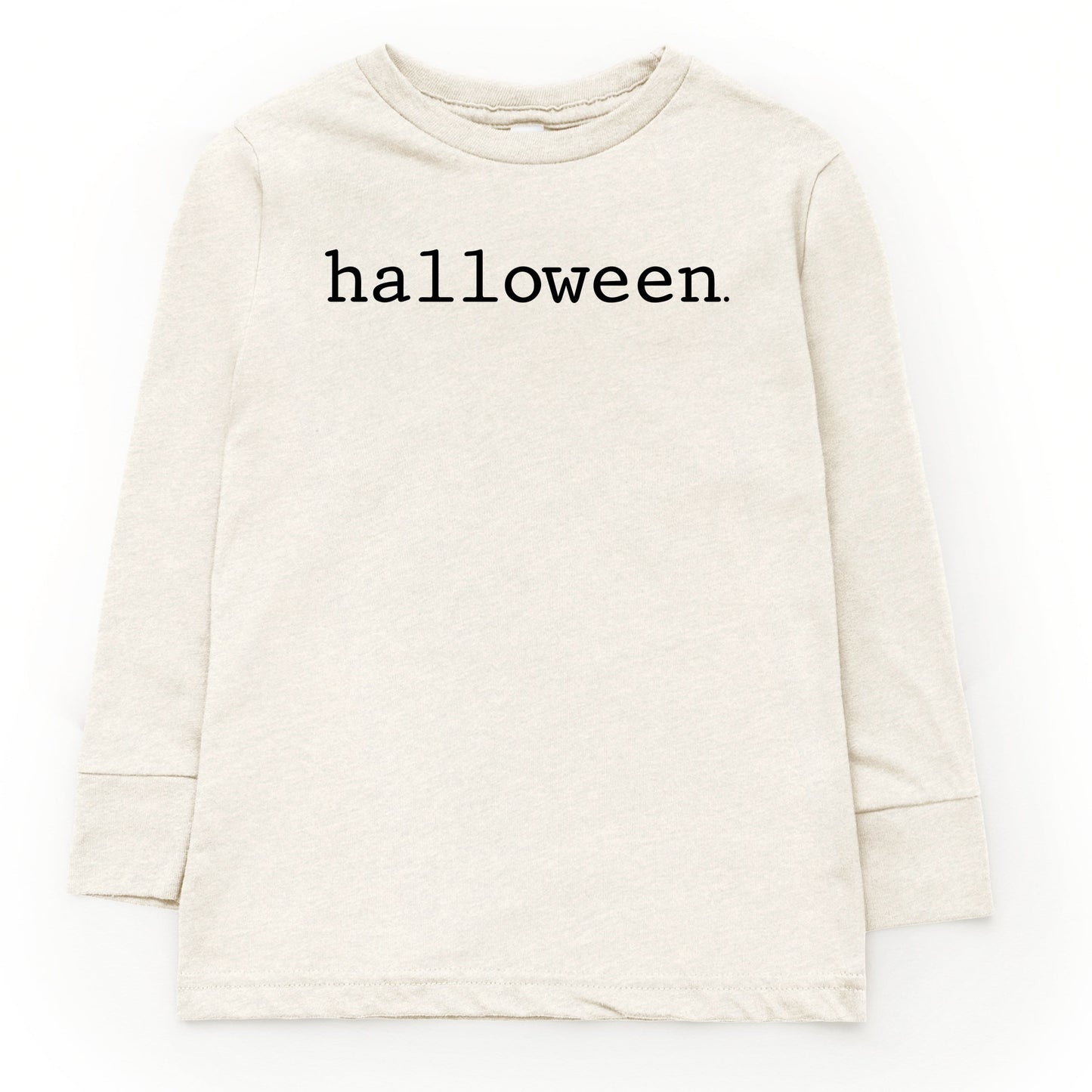 Halloween Typewriter - Toddler Long Sleeve Graphic Tee and Youth Long Sleeve Graphic T-Shirt