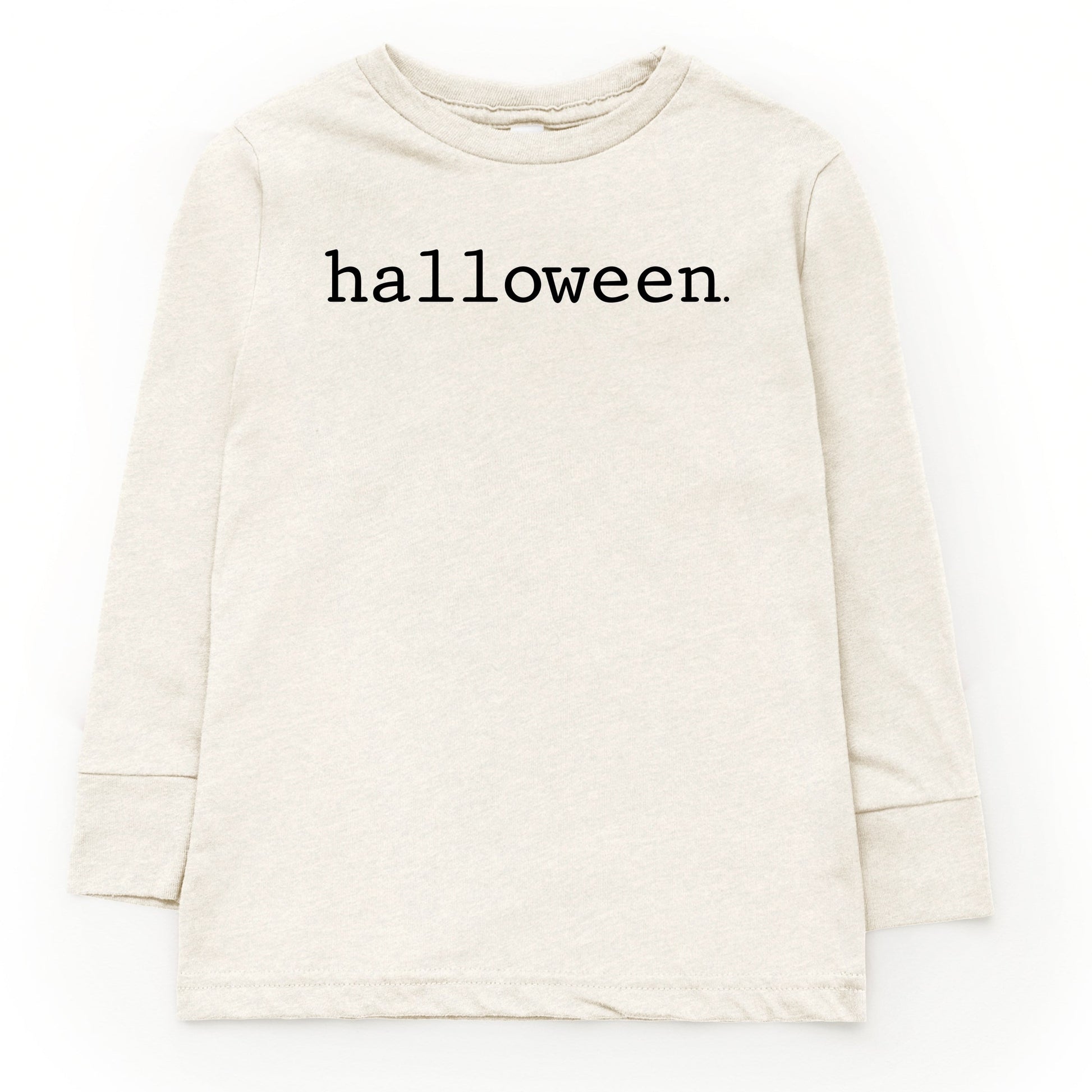Halloween Typewriter - Toddler Long Sleeve Graphic Tee and Youth Long Sleeve Graphic T-Shirt