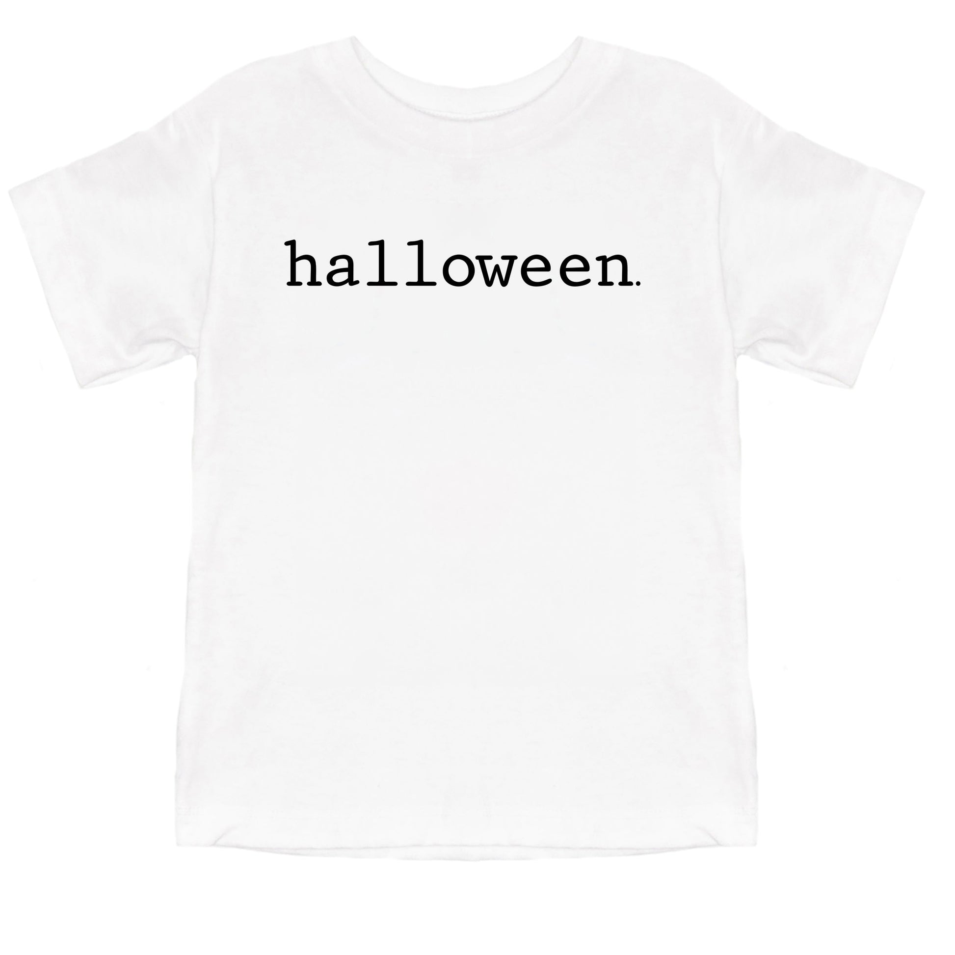 Halloween Typewriter - Youth Short Sleeve Graphic T-Shirt and Toddler Short Sleeve Graphic T-Shirt
