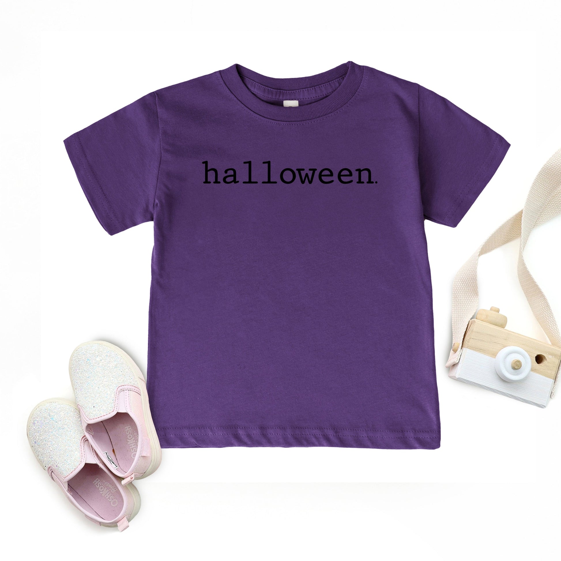 Halloween Typewriter - Youth Short Sleeve Graphic T-Shirt and Toddler Short Sleeve Graphic T-Shirt