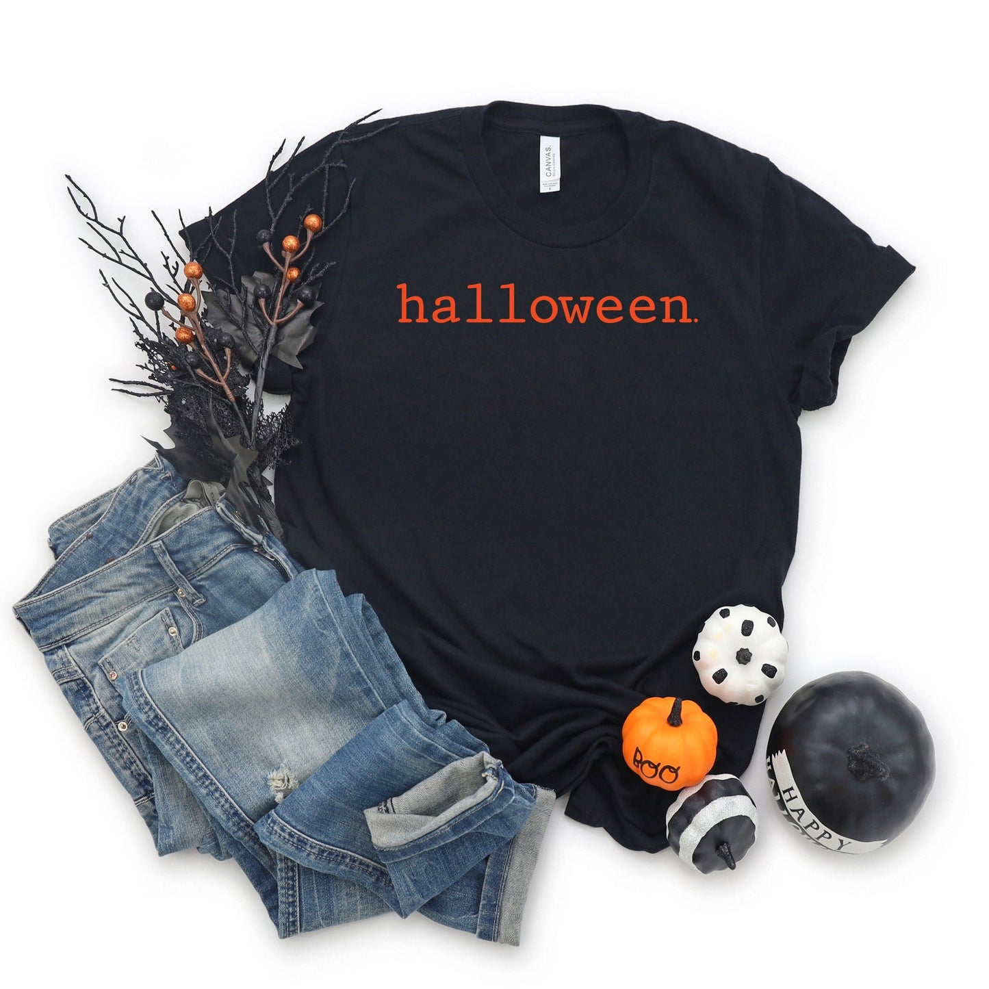 Halloween Typewriter - Women's Short Sleeve Graphic T-Shirt