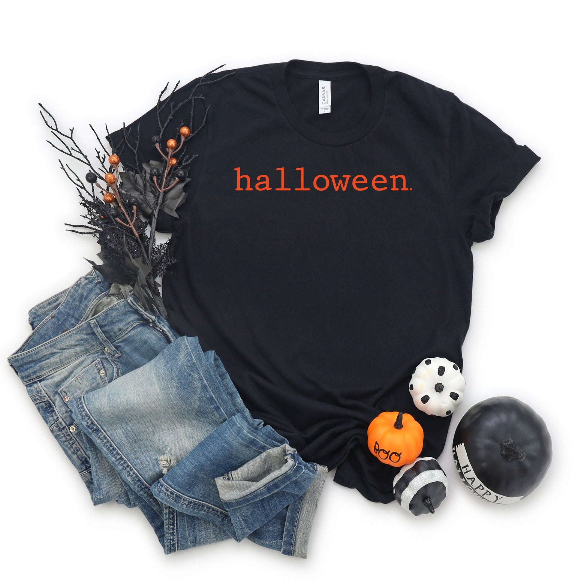 Halloween Typewriter - Women's Short Sleeve Graphic T-Shirt
