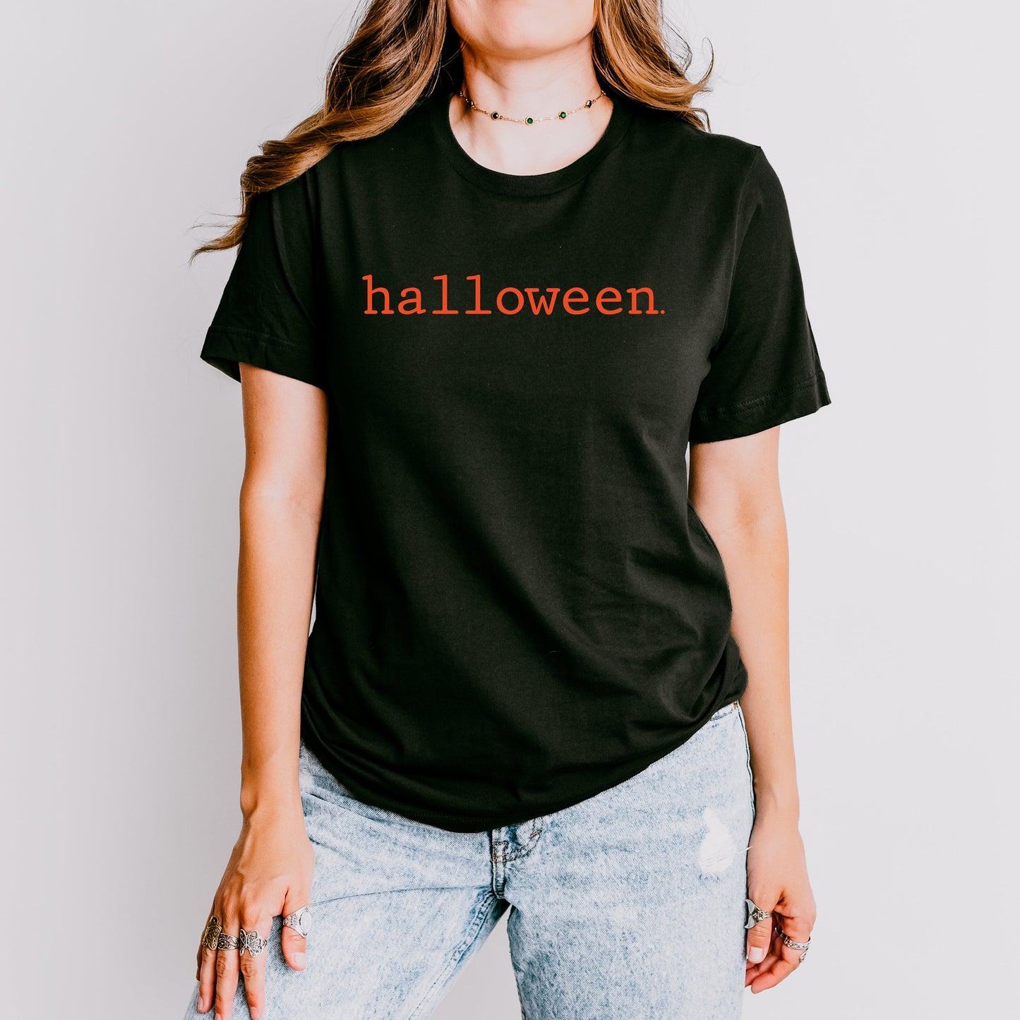 Halloween Typewriter - Women's Short Sleeve Graphic T-Shirt