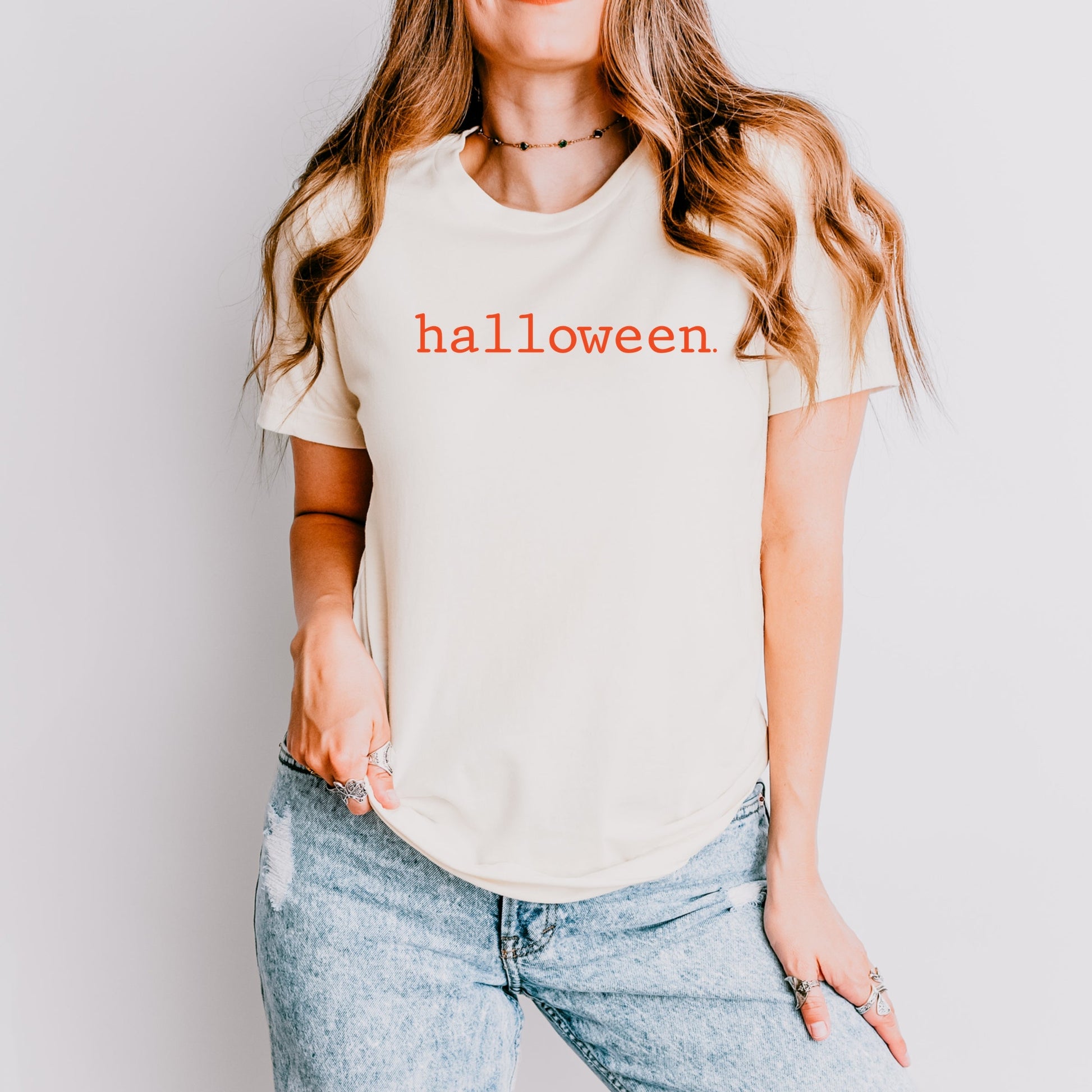 Halloween Typewriter - Women's Short Sleeve Graphic T-Shirt