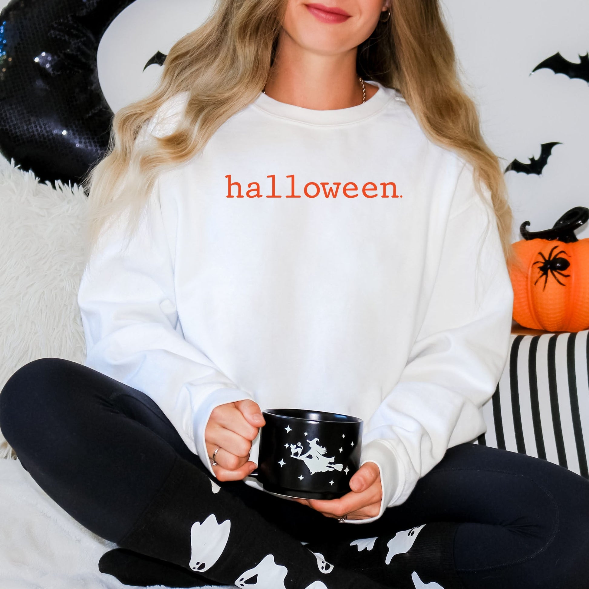 Halloween Typewriter - Women's Graphic Sweatshirt