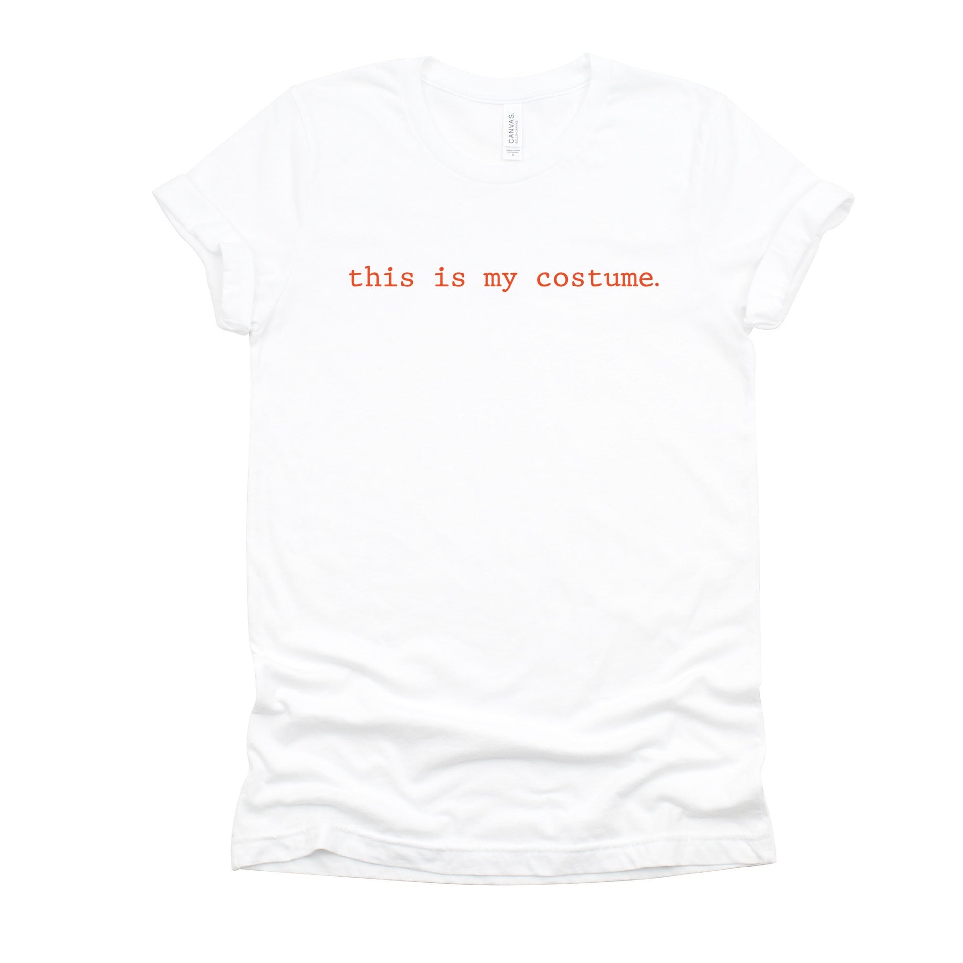 This Is My Costume Typewriter - Women's Short Sleeve Graphic T-Shirt