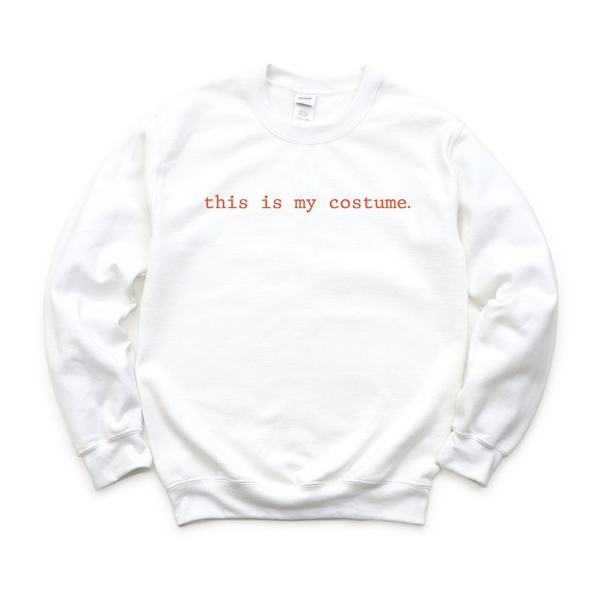 This Is My Costume Typewriter - Women's Graphic Sweatshirt