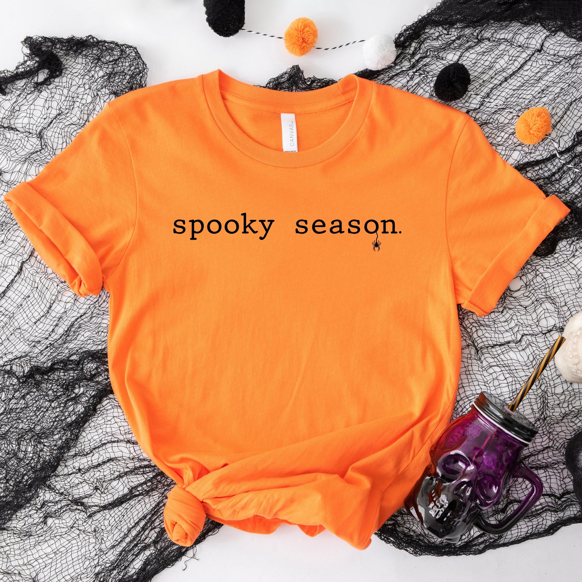 Spooky Season Typewriter - Women's Short Sleeve Graphic T-Shirt