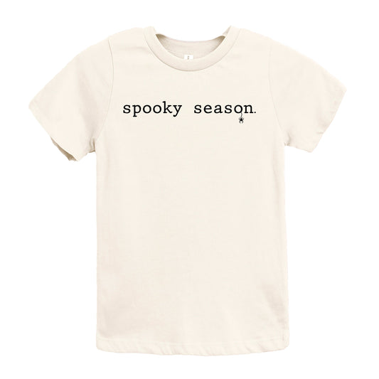Spooky Season Typewriter - Youth Short Sleeve Graphic T-Shirt and Toddler Short Sleeve Graphic T-Shirt