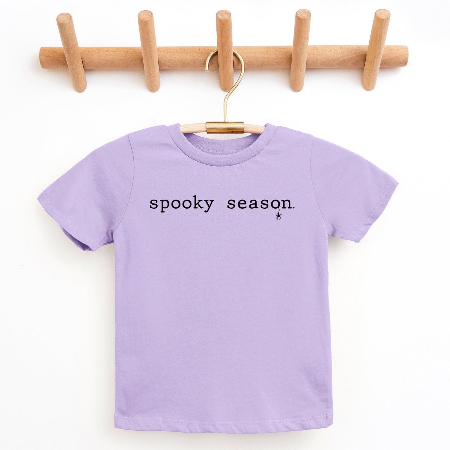 Spooky Season Typewriter - Youth Short Sleeve Graphic T-Shirt and Toddler Short Sleeve Graphic T-Shirt