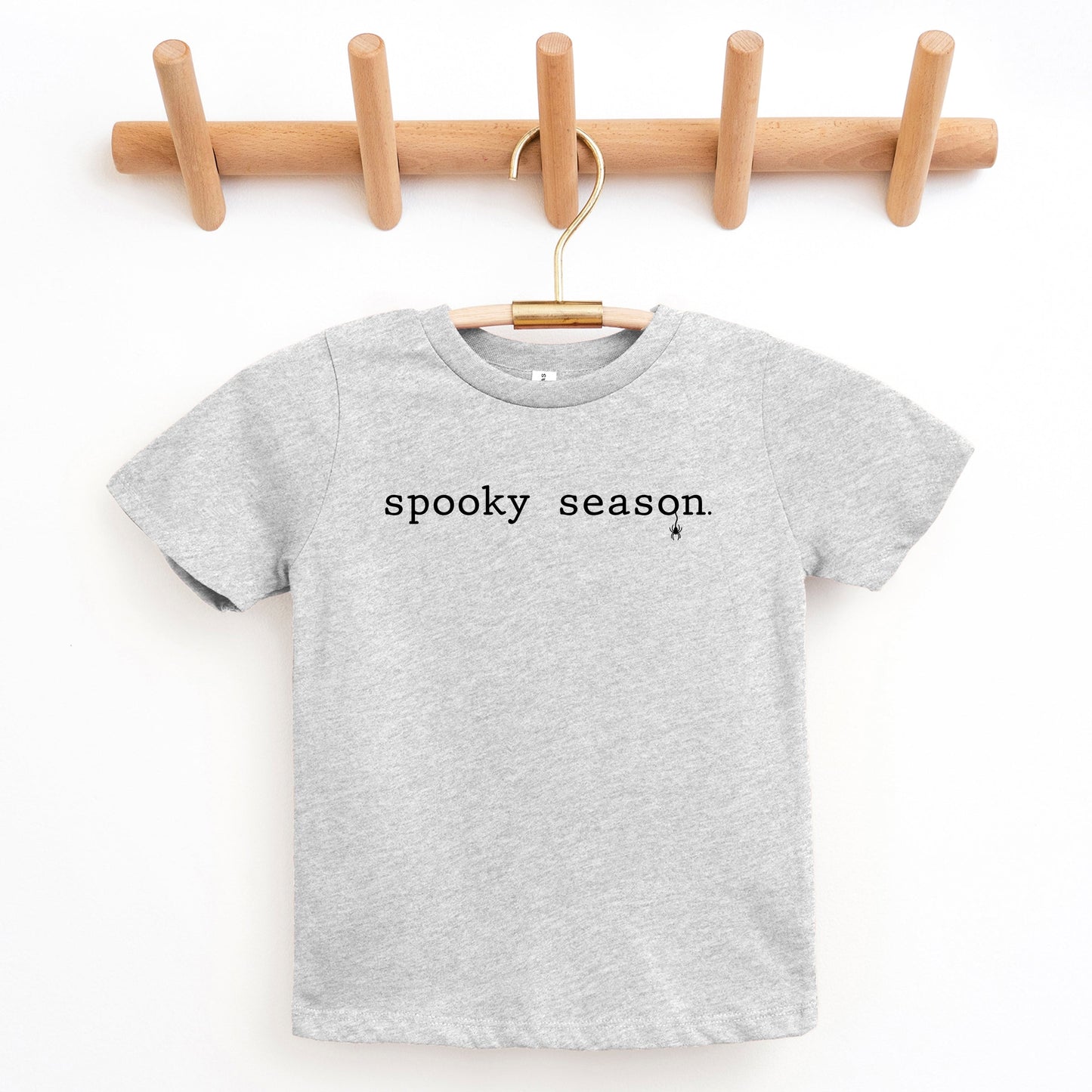 Spooky Season Typewriter - Youth Short Sleeve Graphic T-Shirt and Toddler Short Sleeve Graphic T-Shirt