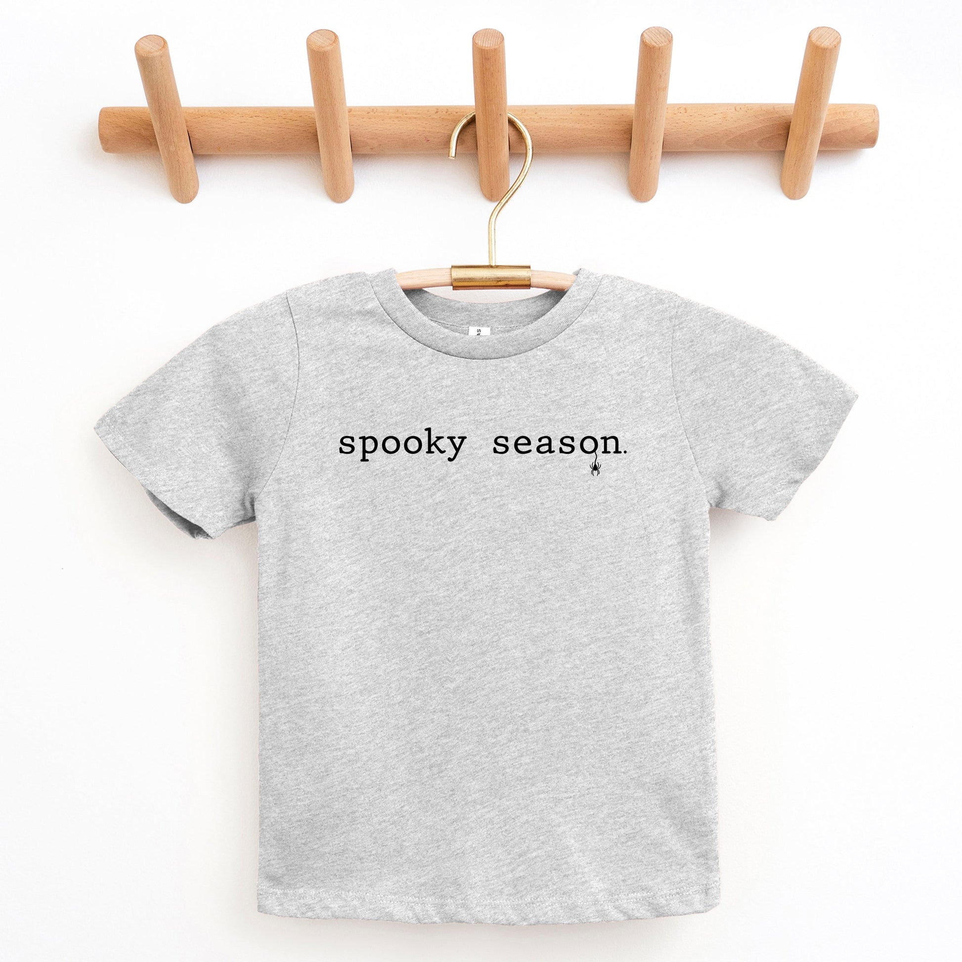 Spooky Season Typewriter - Youth Short Sleeve Graphic T-Shirt and Toddler Short Sleeve Graphic T-Shirt