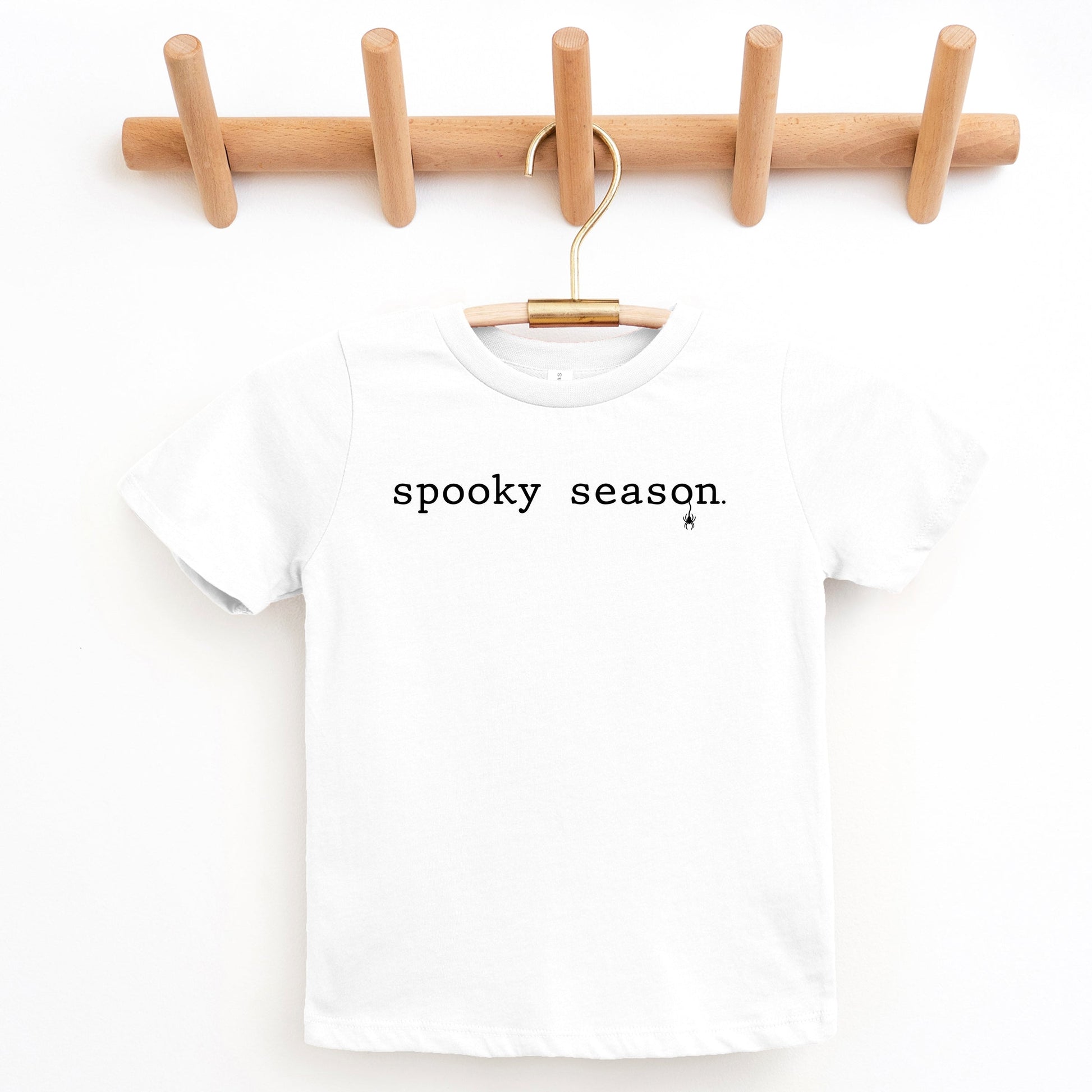 Spooky Season Typewriter - Youth Short Sleeve Graphic T-Shirt and Toddler Short Sleeve Graphic T-Shirt