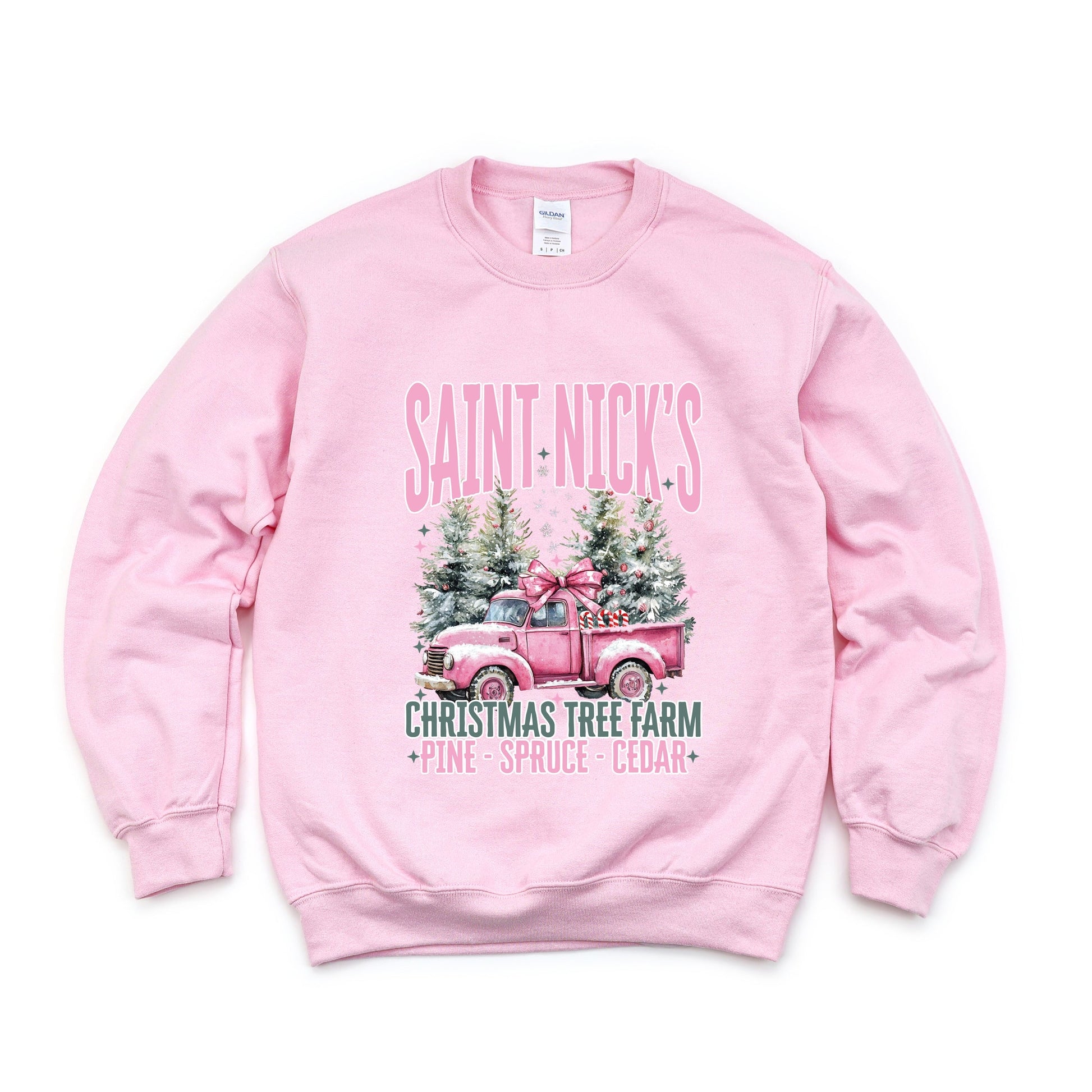 Saint Nick's Farm Truck - Women's Graphic Sweatshirt