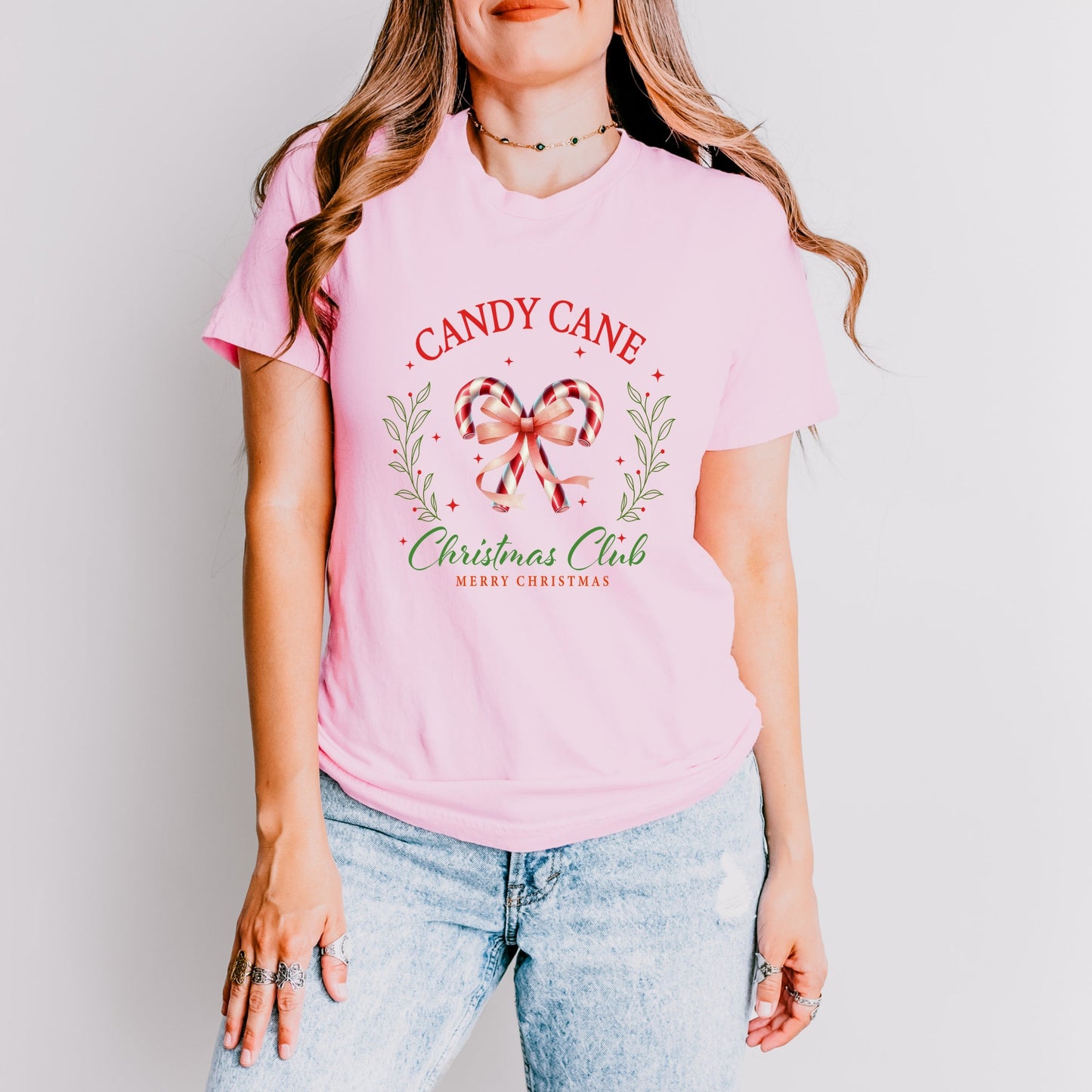Candy Cane Christmas Club - Women's Short Sleeve Tee