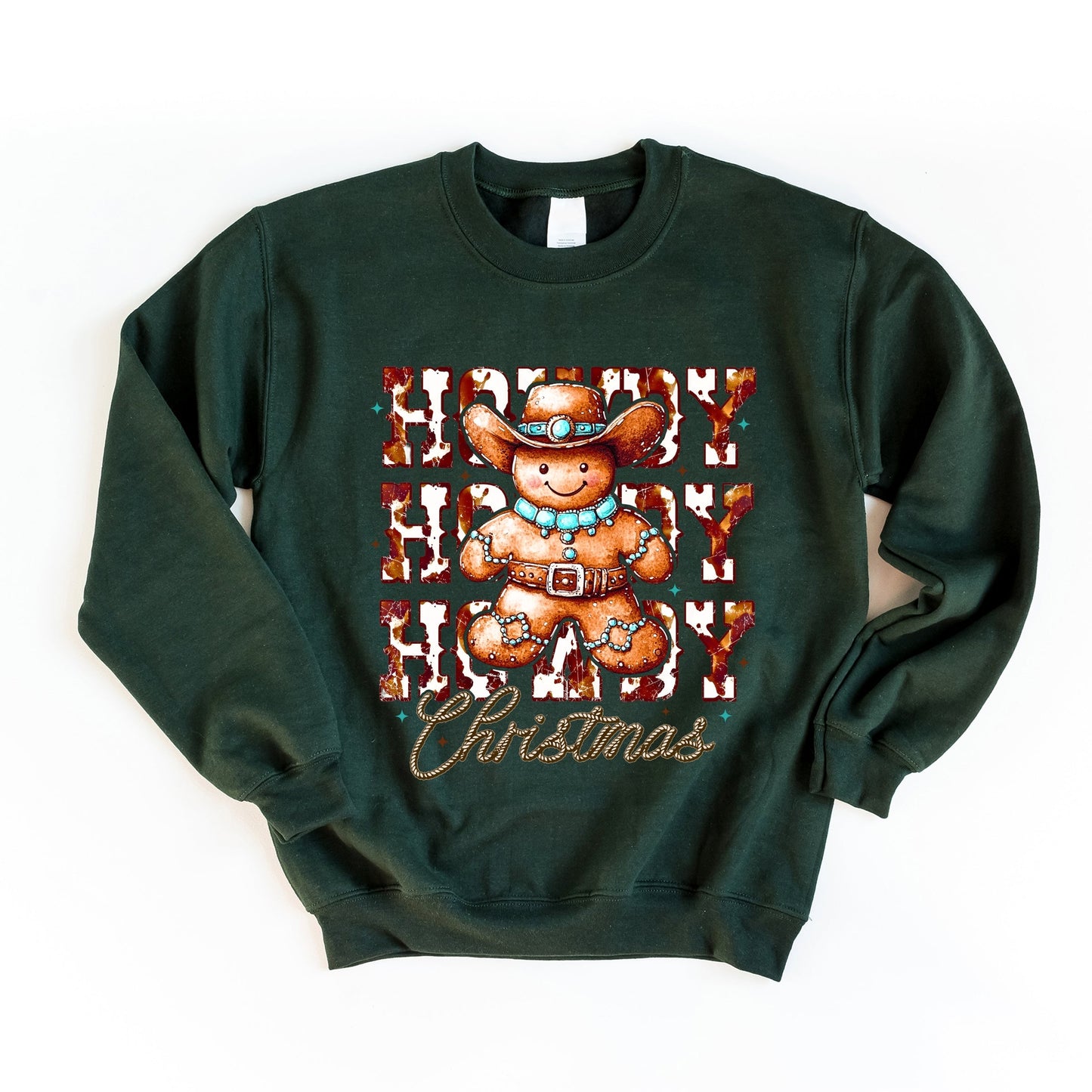 Howdy Gingerbread - Women's Graphic Sweatshirt