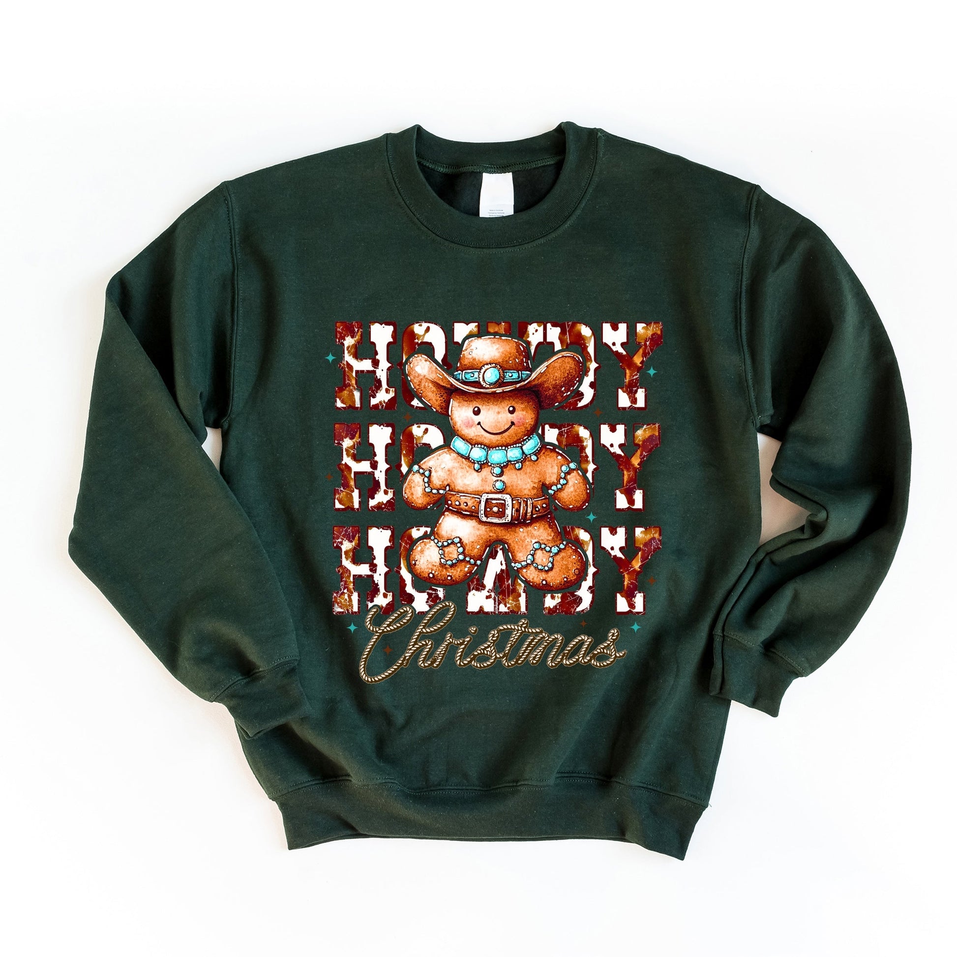 Howdy Gingerbread - Women's Graphic Sweatshirt