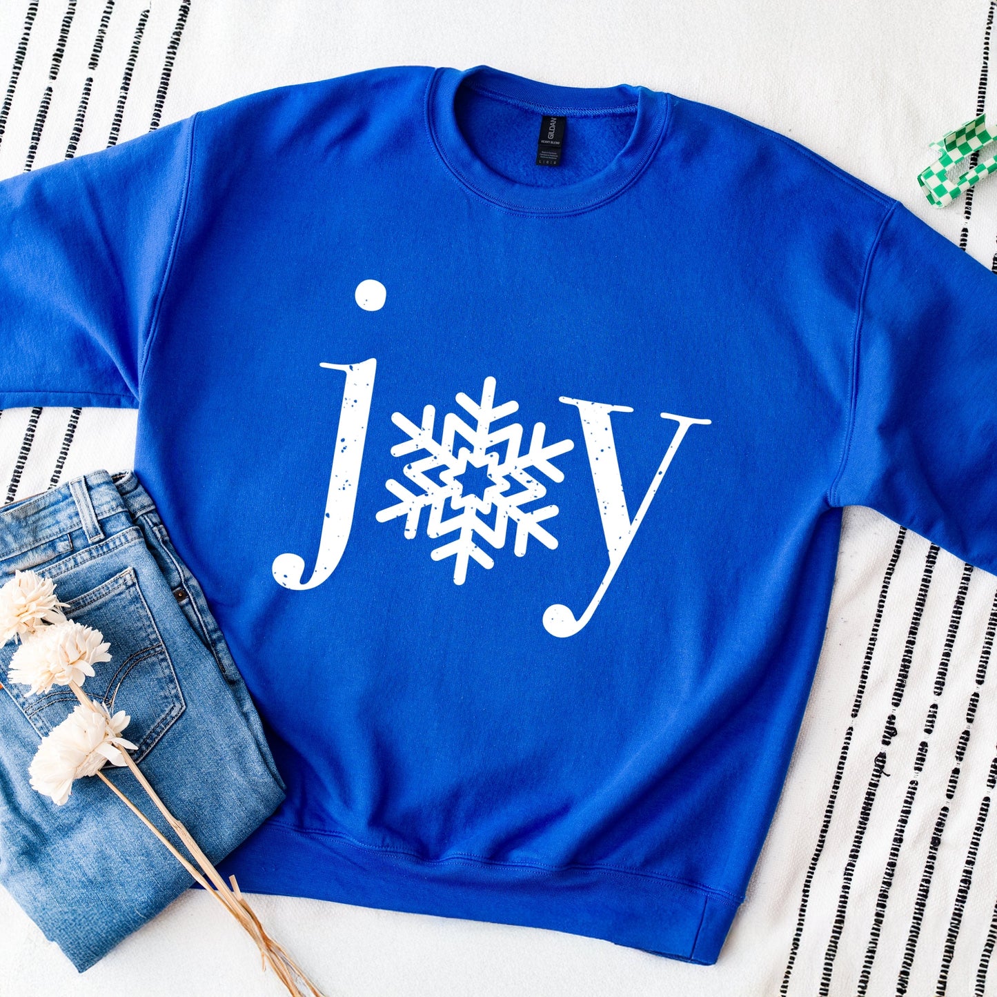 Joy Snowflake - Women's Graphic Sweatshirt
