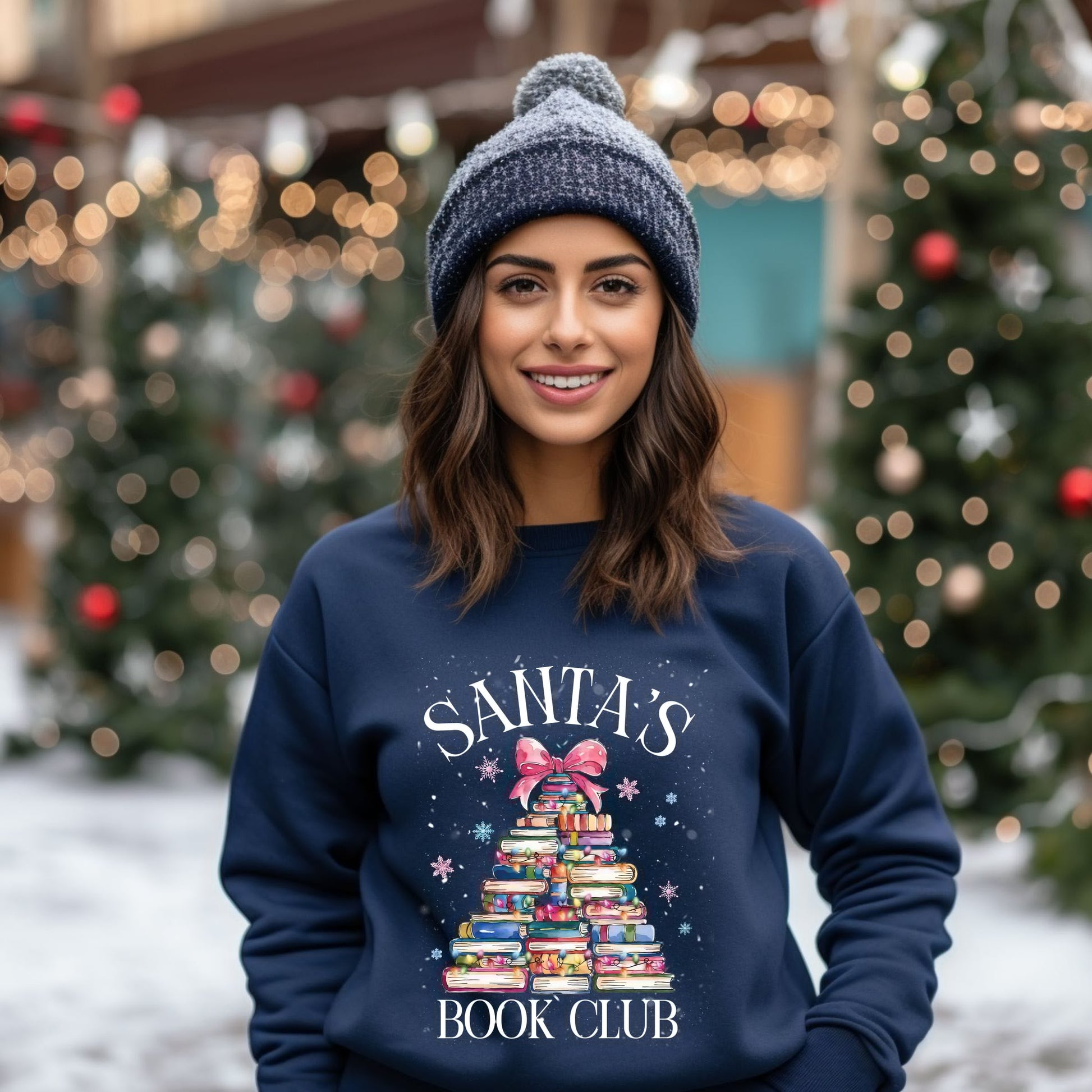 Santa's Book Club -  Women's Sweatshirt