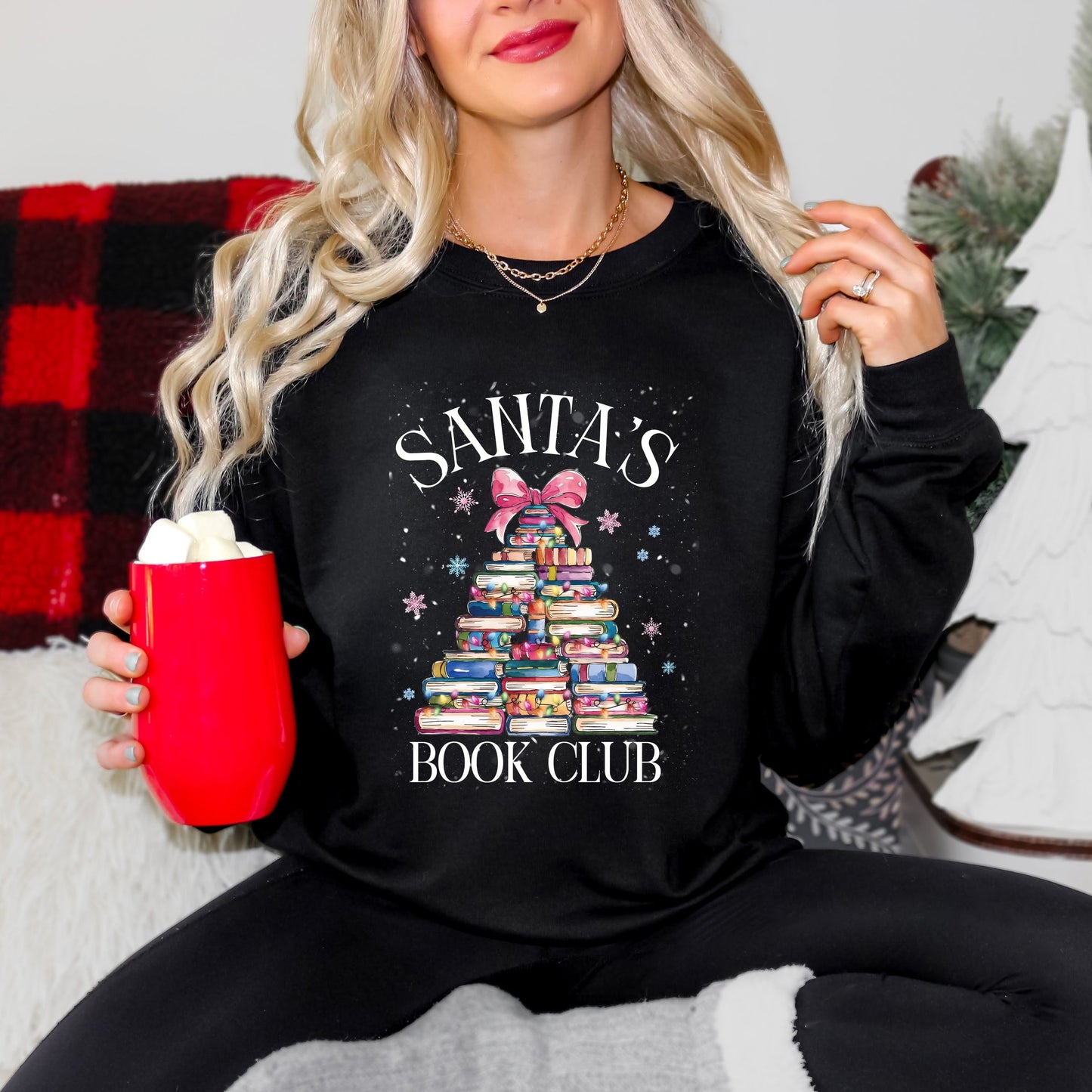 Santa's Book Club -  Women's Sweatshirt