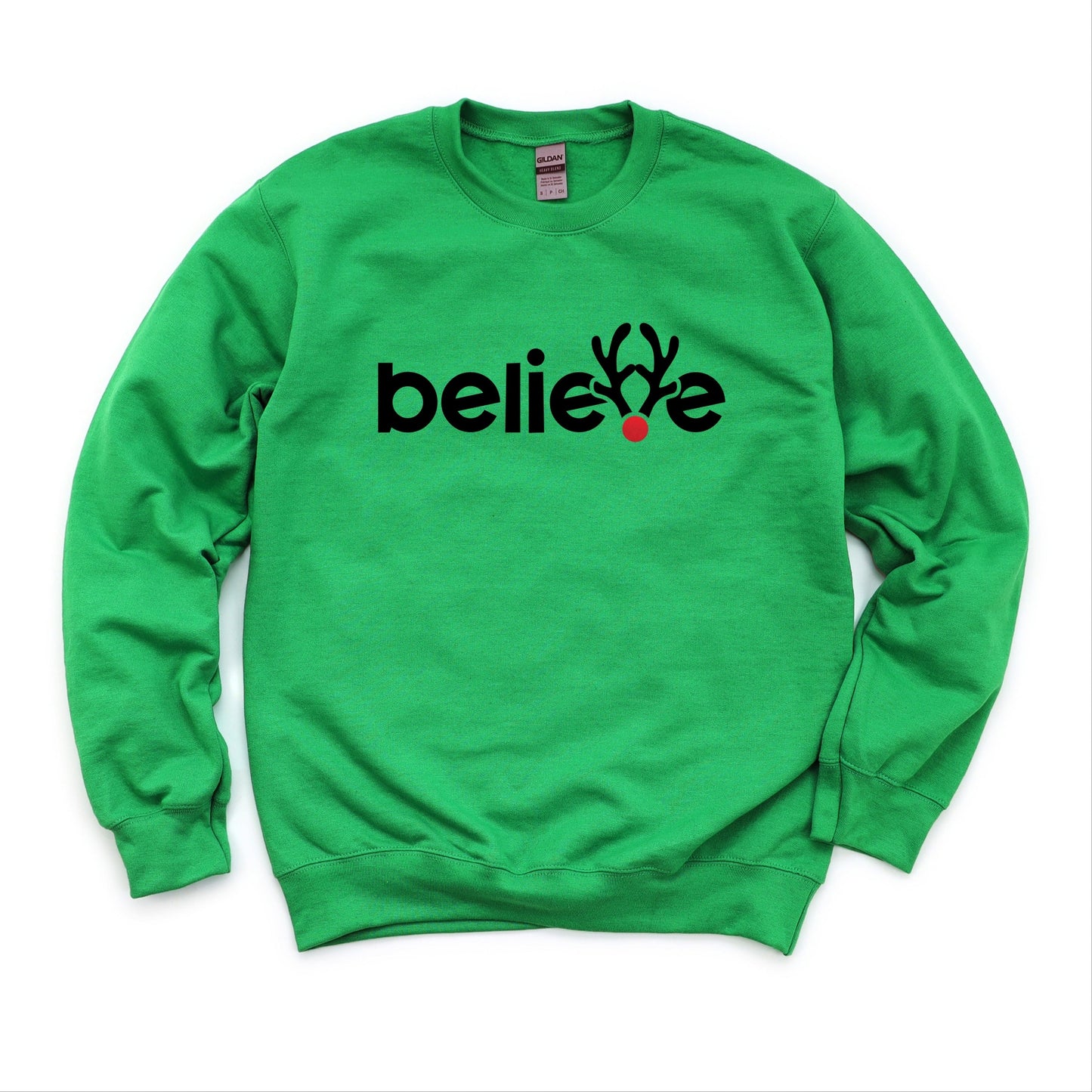 Believe Reindeer Antlers - Sweatshirt