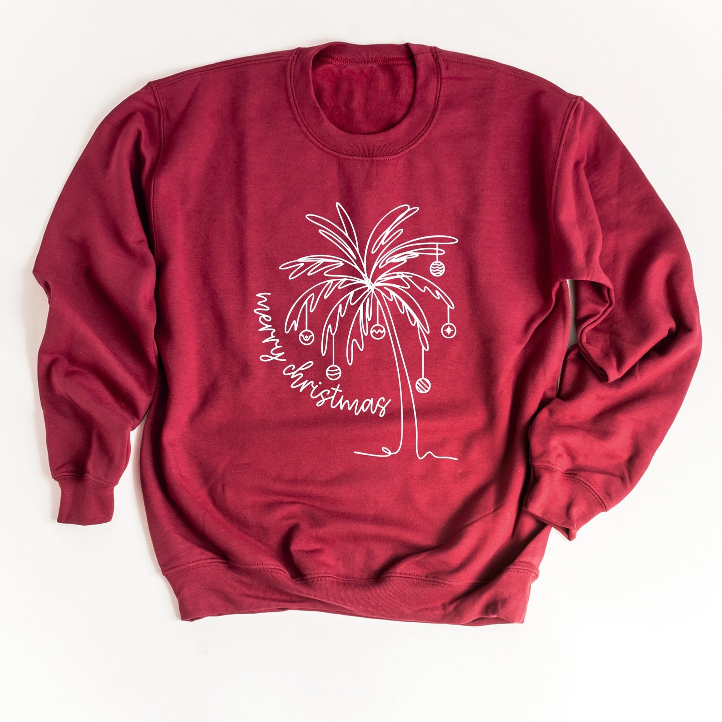 Merry Christmas Palm Tree - Sweatshirt