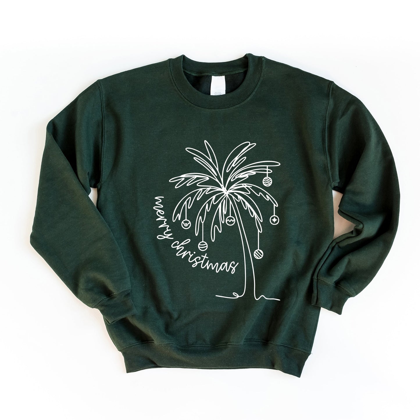 Merry Christmas Palm Tree - Sweatshirt