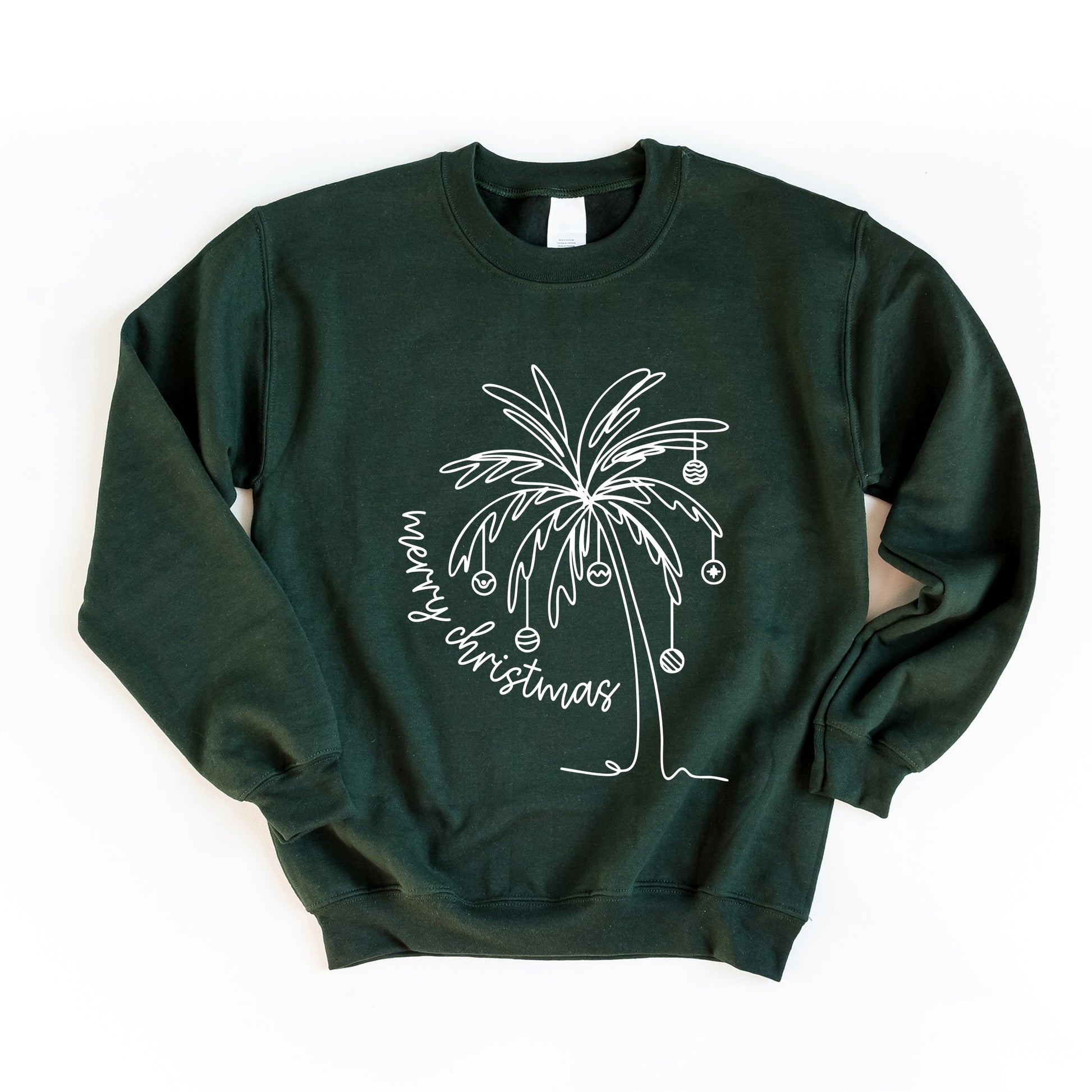 Merry Christmas Palm Tree - Sweatshirt