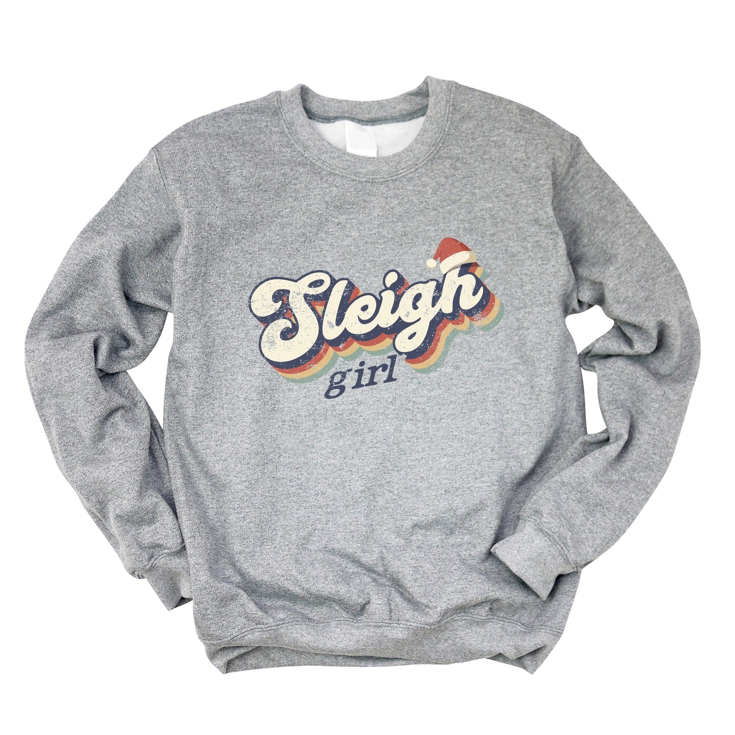 Sleigh Girl Retro Distressed - Sweatshirt