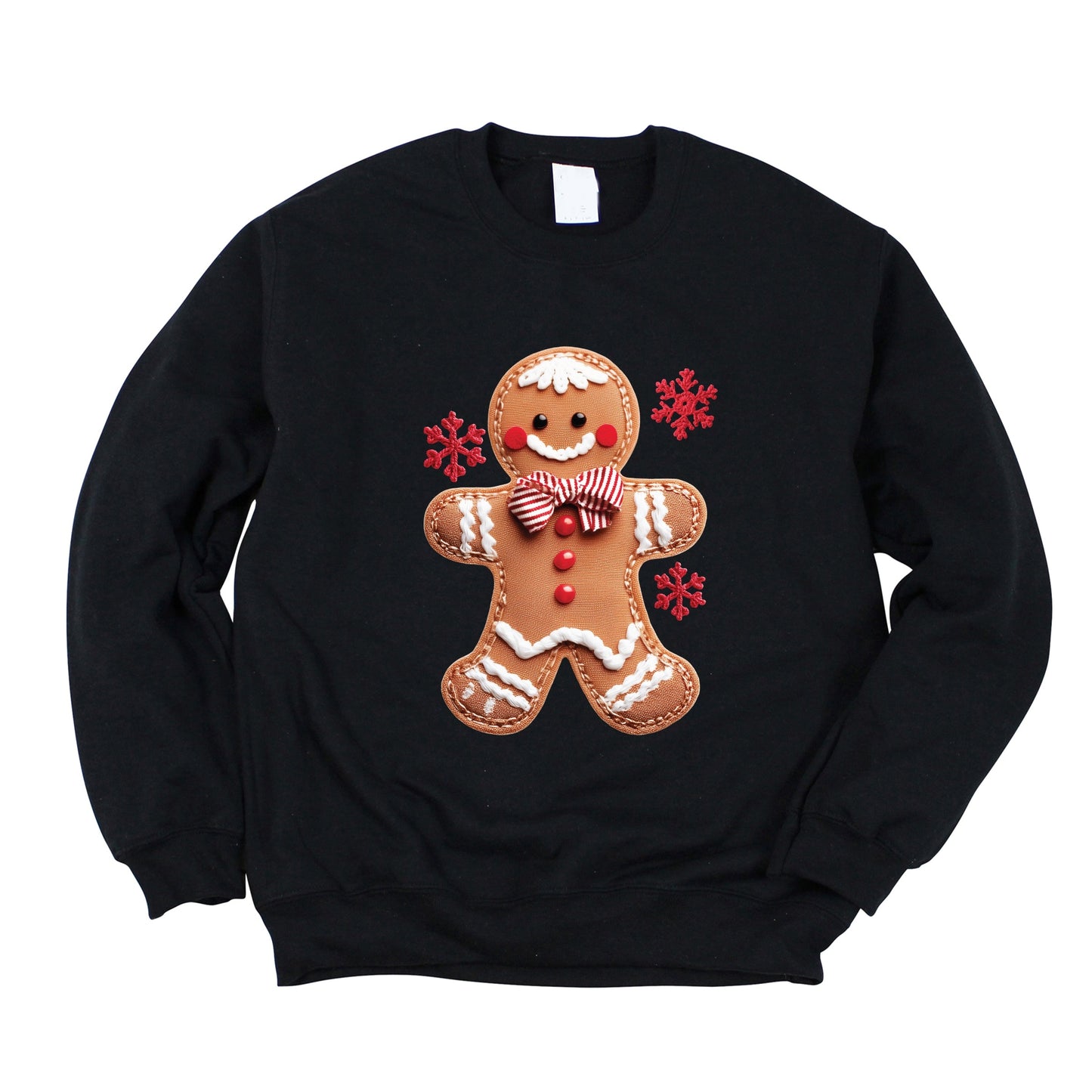 Gingerbread Patchwork Print -  Women's Sweatshirt