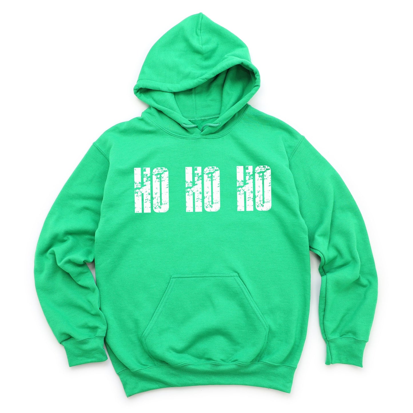 Ho Ho Ho Block Distressed - Women's Graphic Hoodie