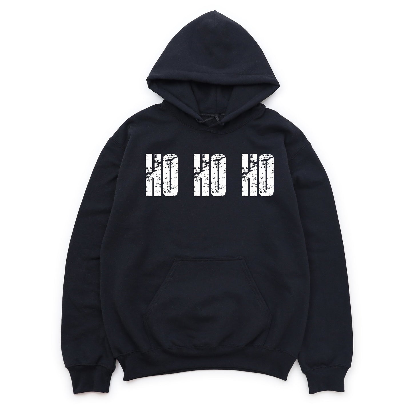 Ho Ho Ho Block Distressed - Women's Graphic Hoodie
