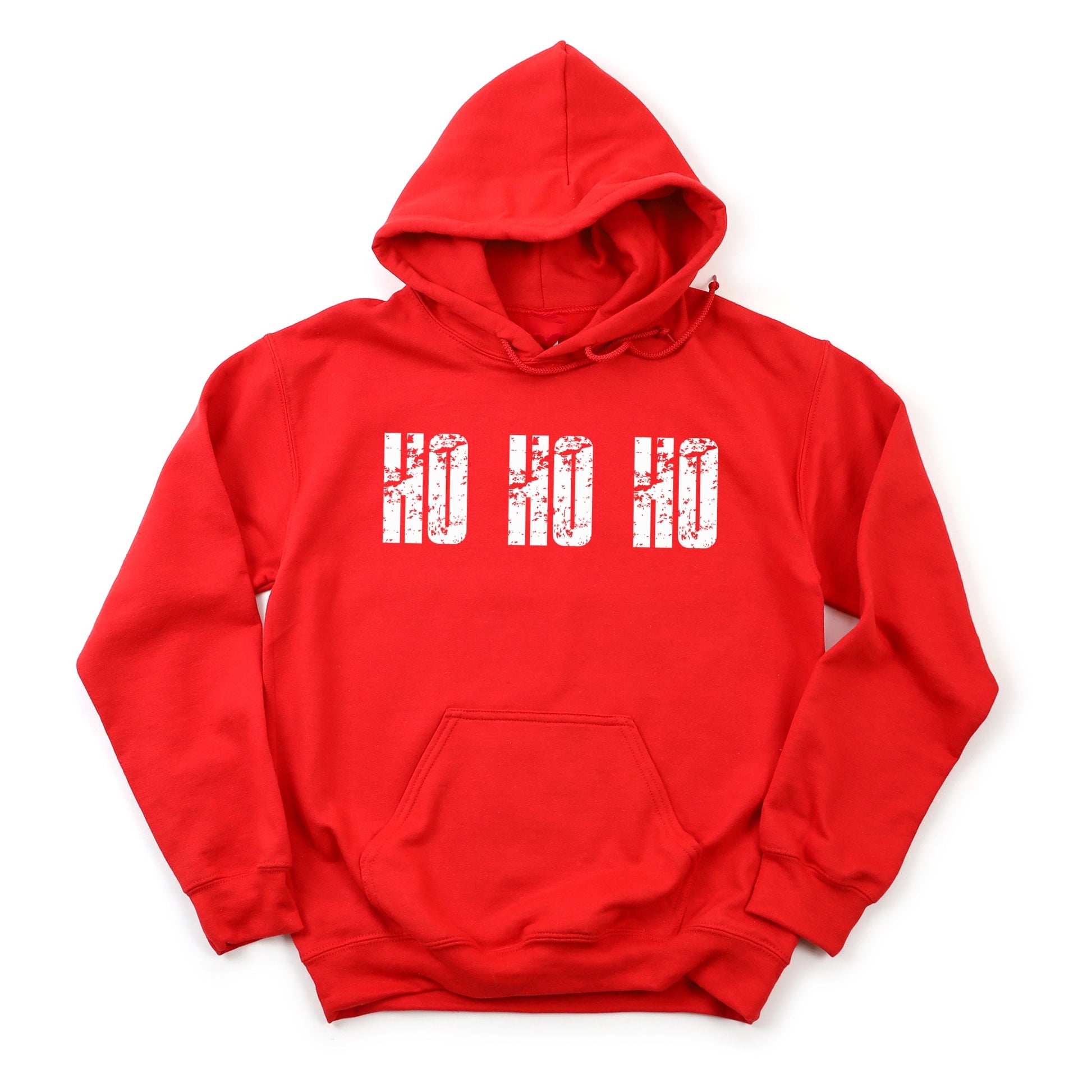 Ho Ho Ho Block Distressed - Women's Graphic Hoodie