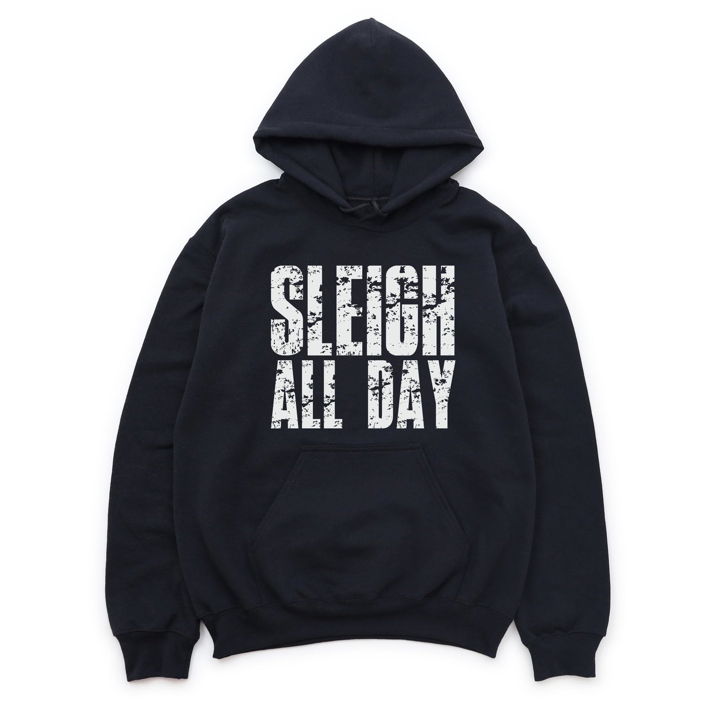 Sleigh All Day Block Distressed - Women's Graphic Hoodie
