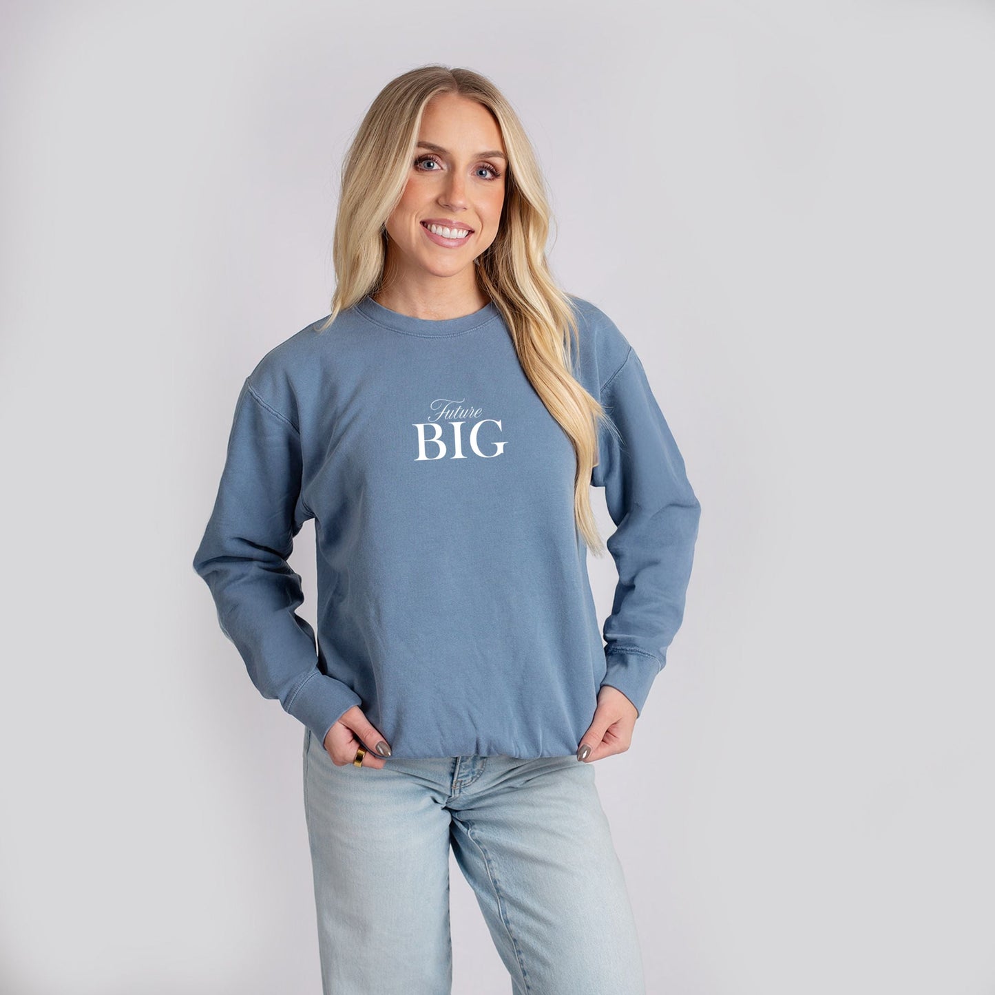 Future Big - Women's Lightweight Garment Dyed Sweatshirt