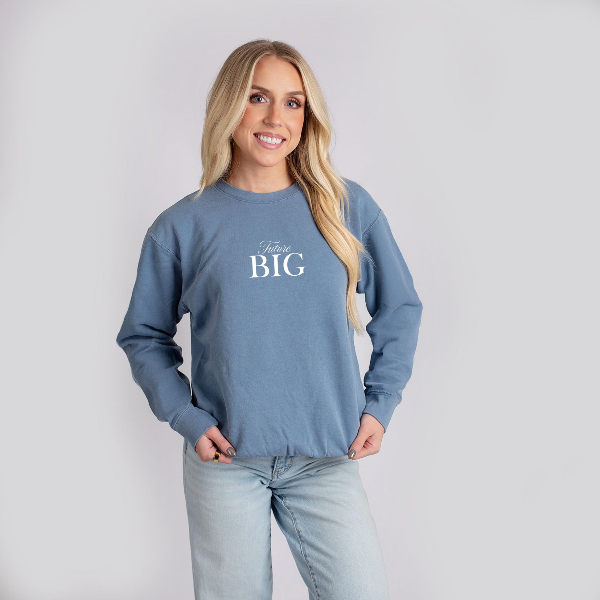 Future Big - Women's Lightweight Garment Dyed Sweatshirt