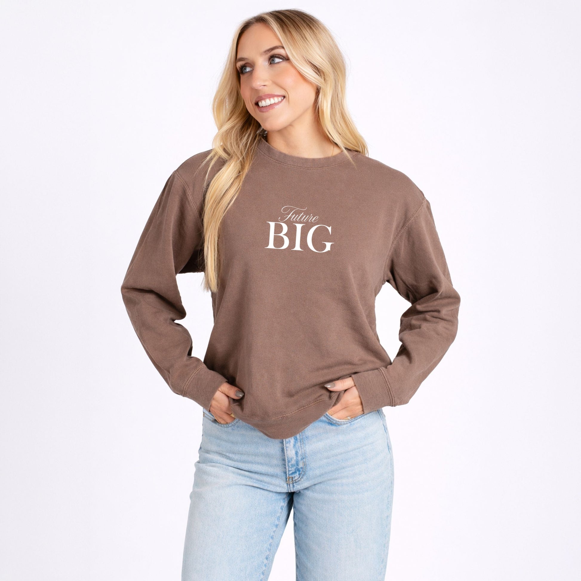 Future Big - Women's Lightweight Garment Dyed Sweatshirt