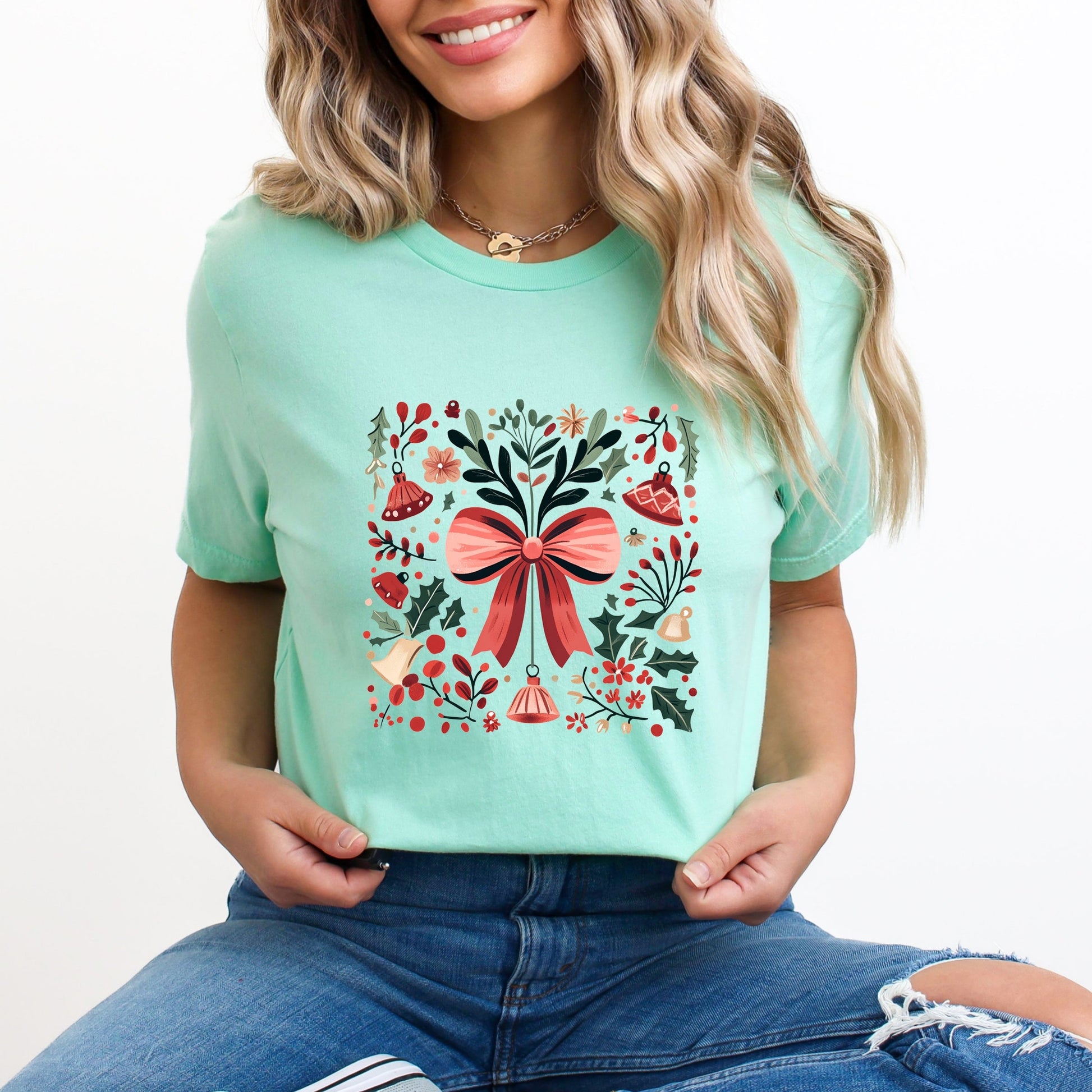 Coquette Holly Collage - Women's Short Sleeve Graphic T-Shirt