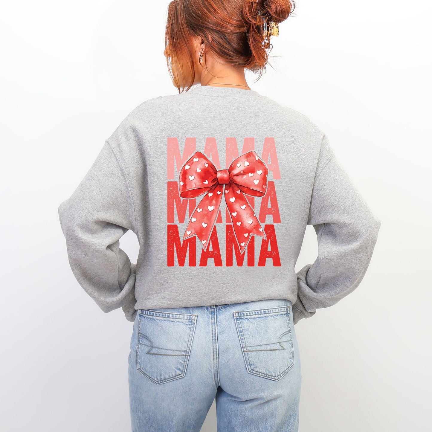 Valentine's Mama Coquette - Women's Graphic Sweatshirt