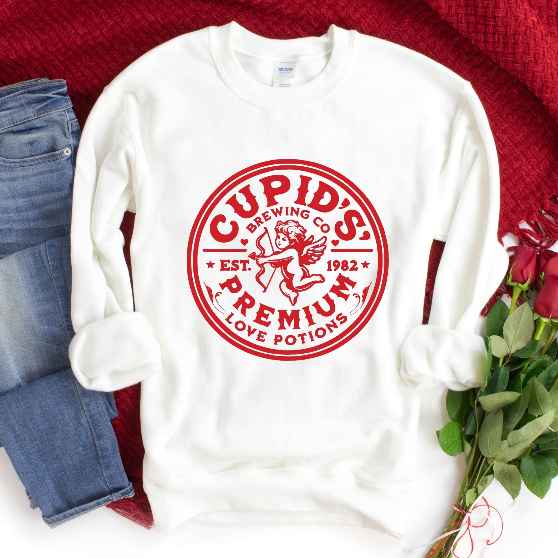 24233RED_F-SWT White