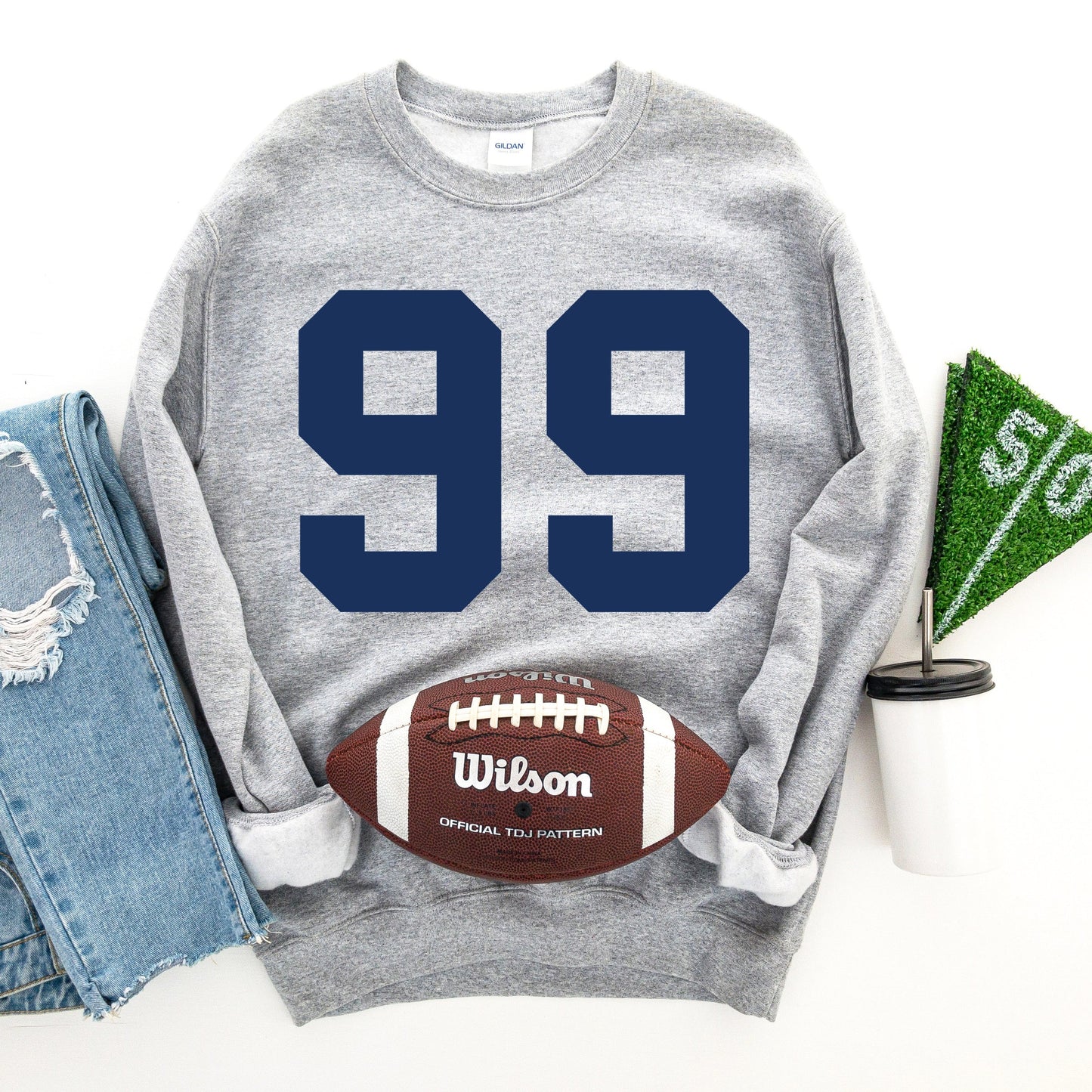 Football Jersey 99 -  Womens Sweatshirt