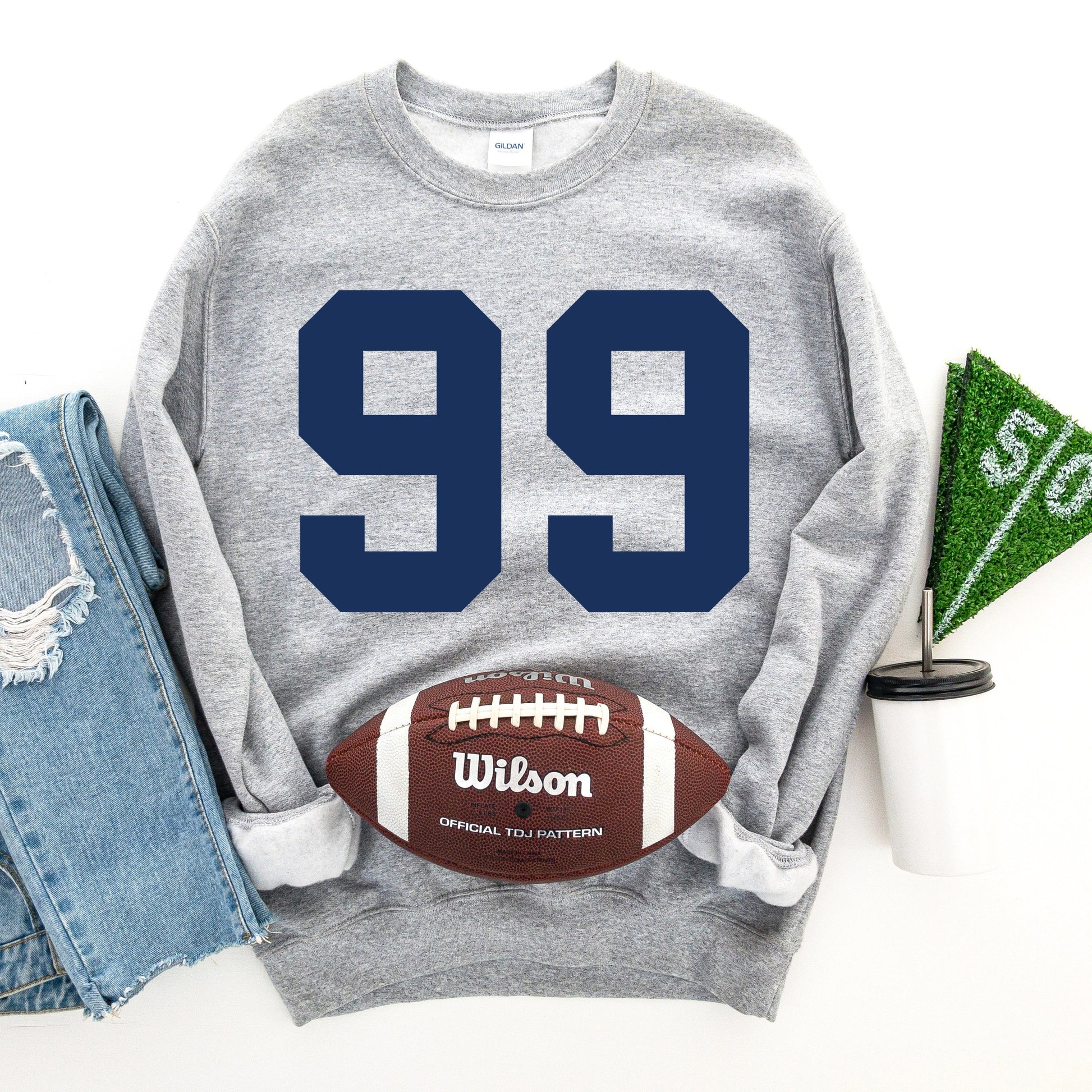 Football Jersey 99 -  Womens Sweatshirt
