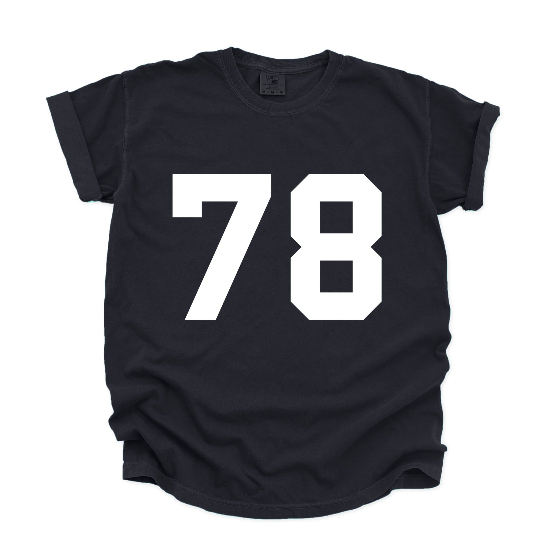 Football Jersey 78 - Womens Garment Dyed Tee
