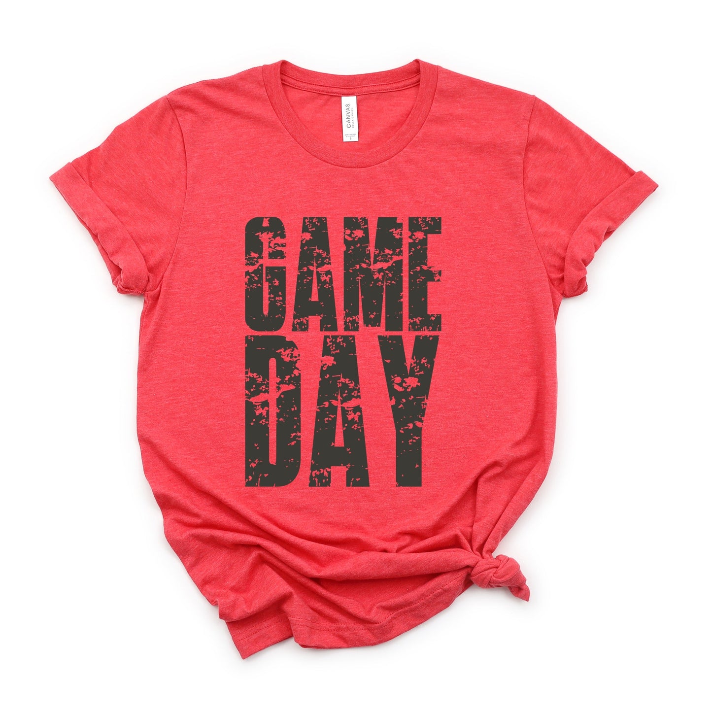 Game Day Block Distressed - Women's Short Sleeve Graphic T-Shirt