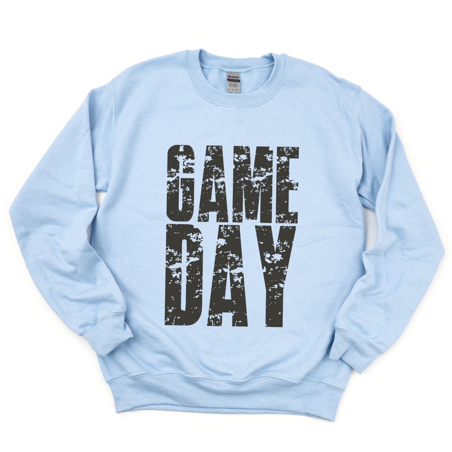 Game Day Block Distressed - Women's Graphic Sweatshirt