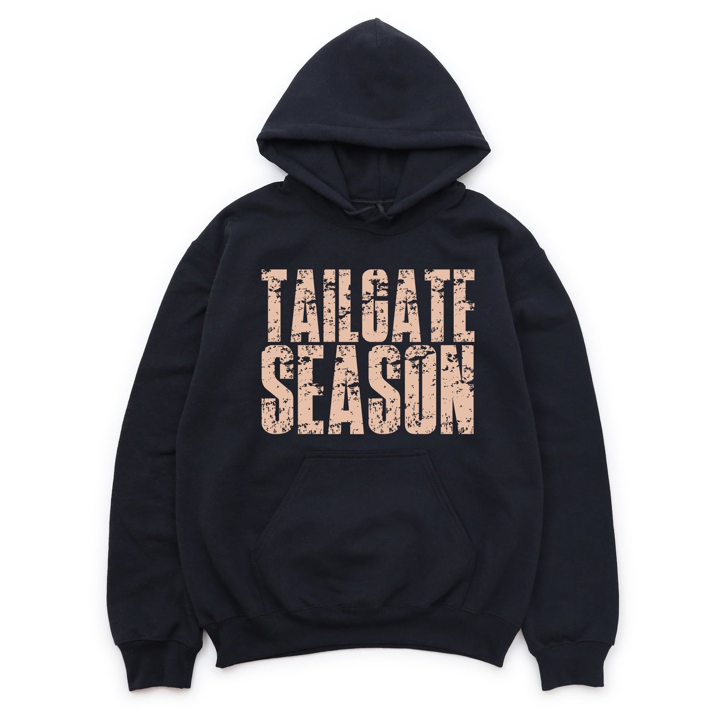 Tailgate Season Block Distressed - Women's Graphic Hoodie